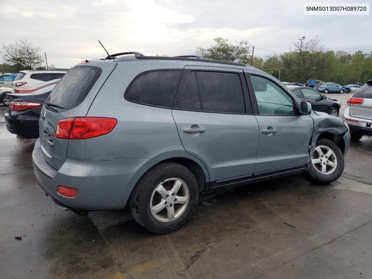 2007 Hyundai Santa Fe Gls VIN: 5NMSG13D07H089720 Lot: 72708484