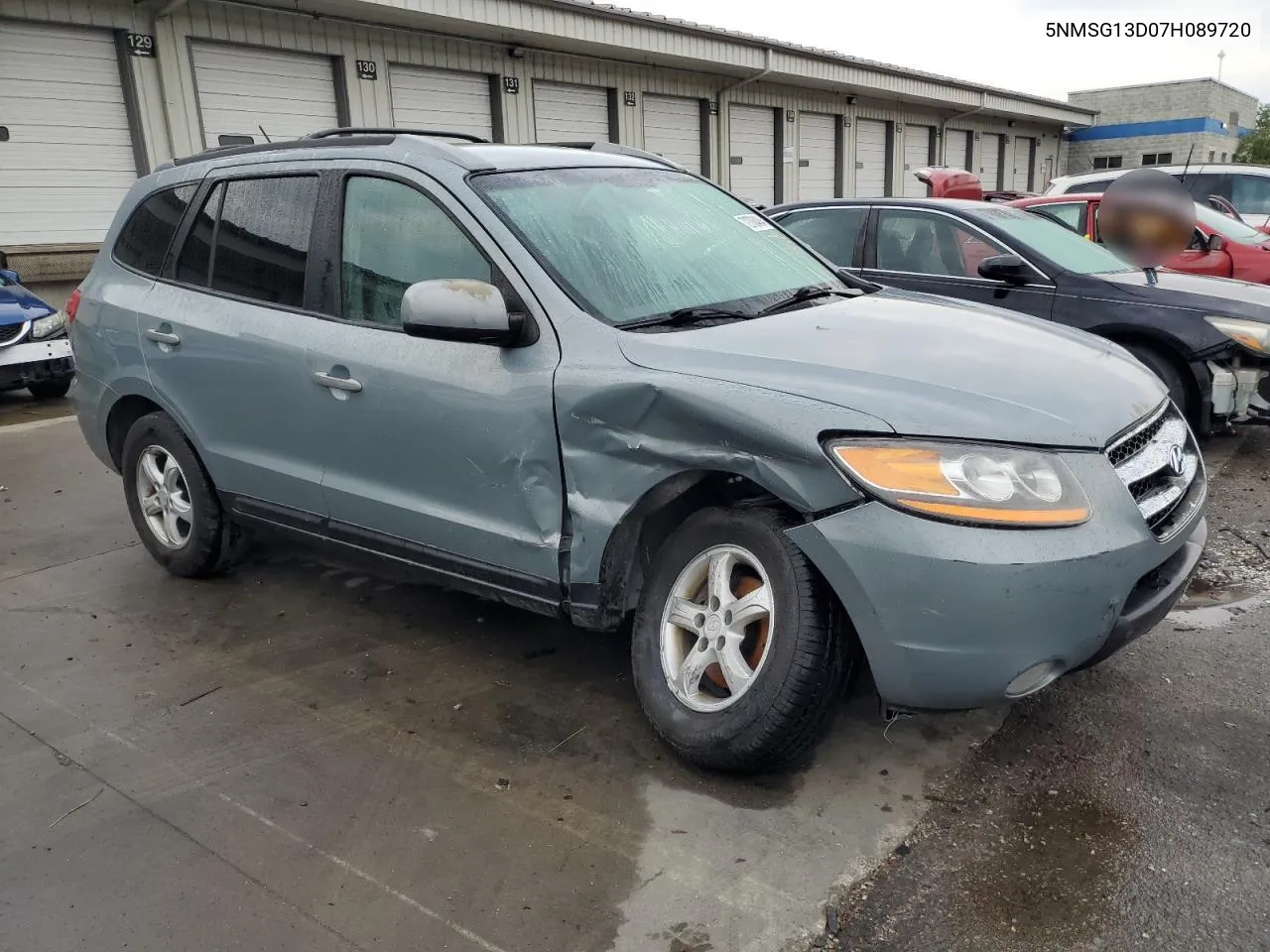 2007 Hyundai Santa Fe Gls VIN: 5NMSG13D07H089720 Lot: 72708484