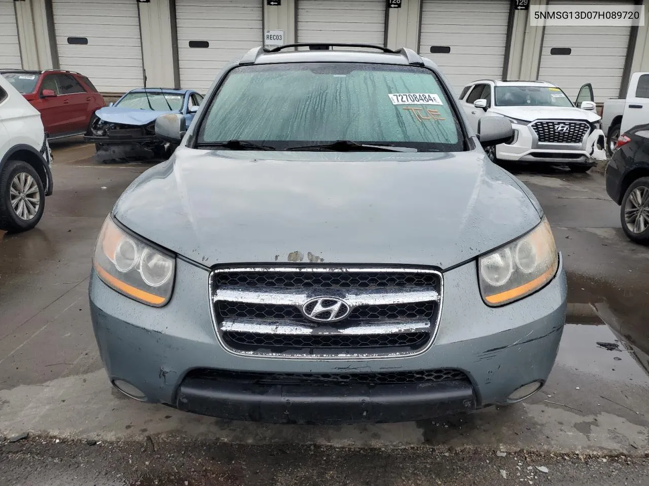 2007 Hyundai Santa Fe Gls VIN: 5NMSG13D07H089720 Lot: 72708484