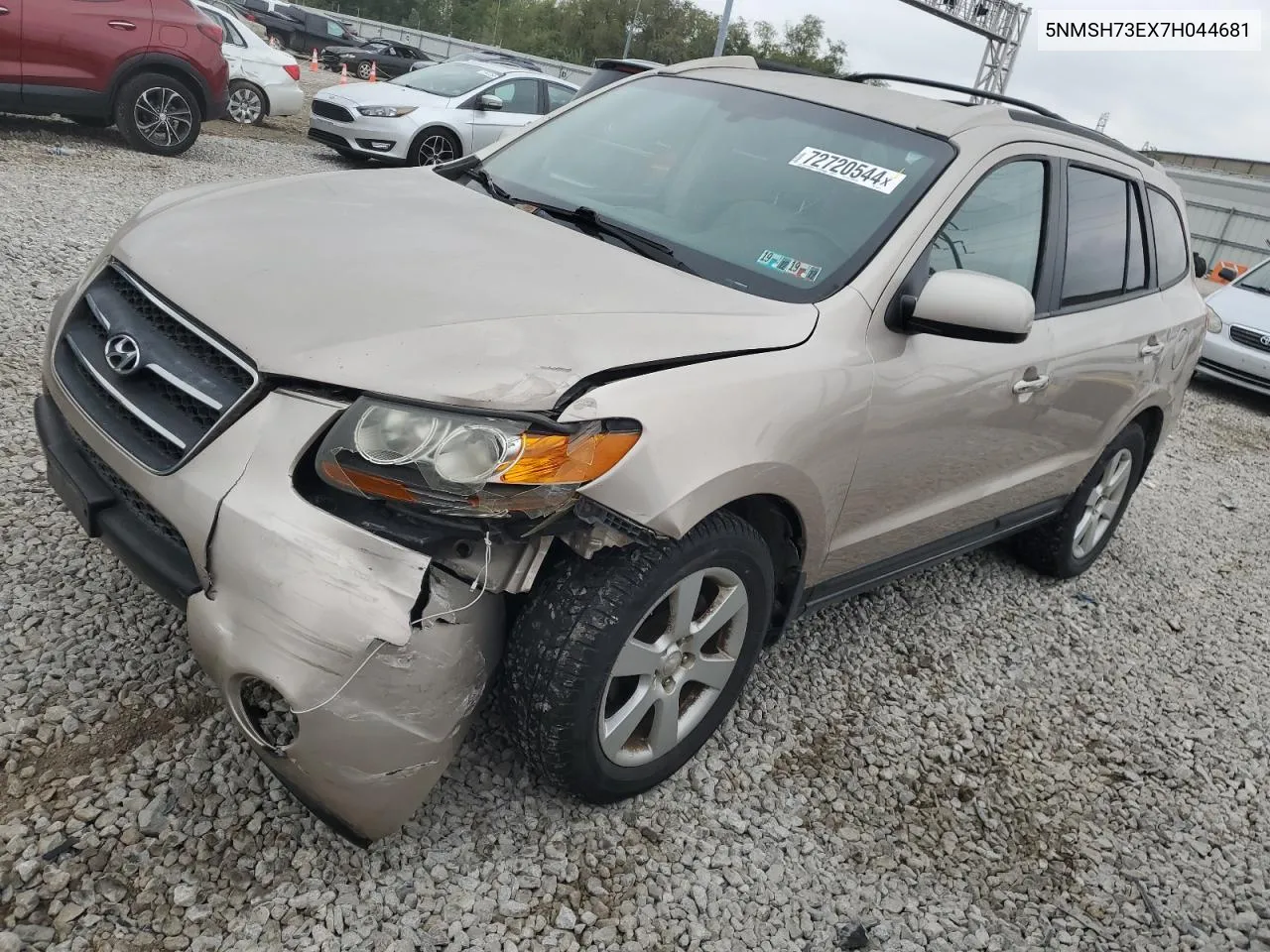 2007 Hyundai Santa Fe Se VIN: 5NMSH73EX7H044681 Lot: 72720544