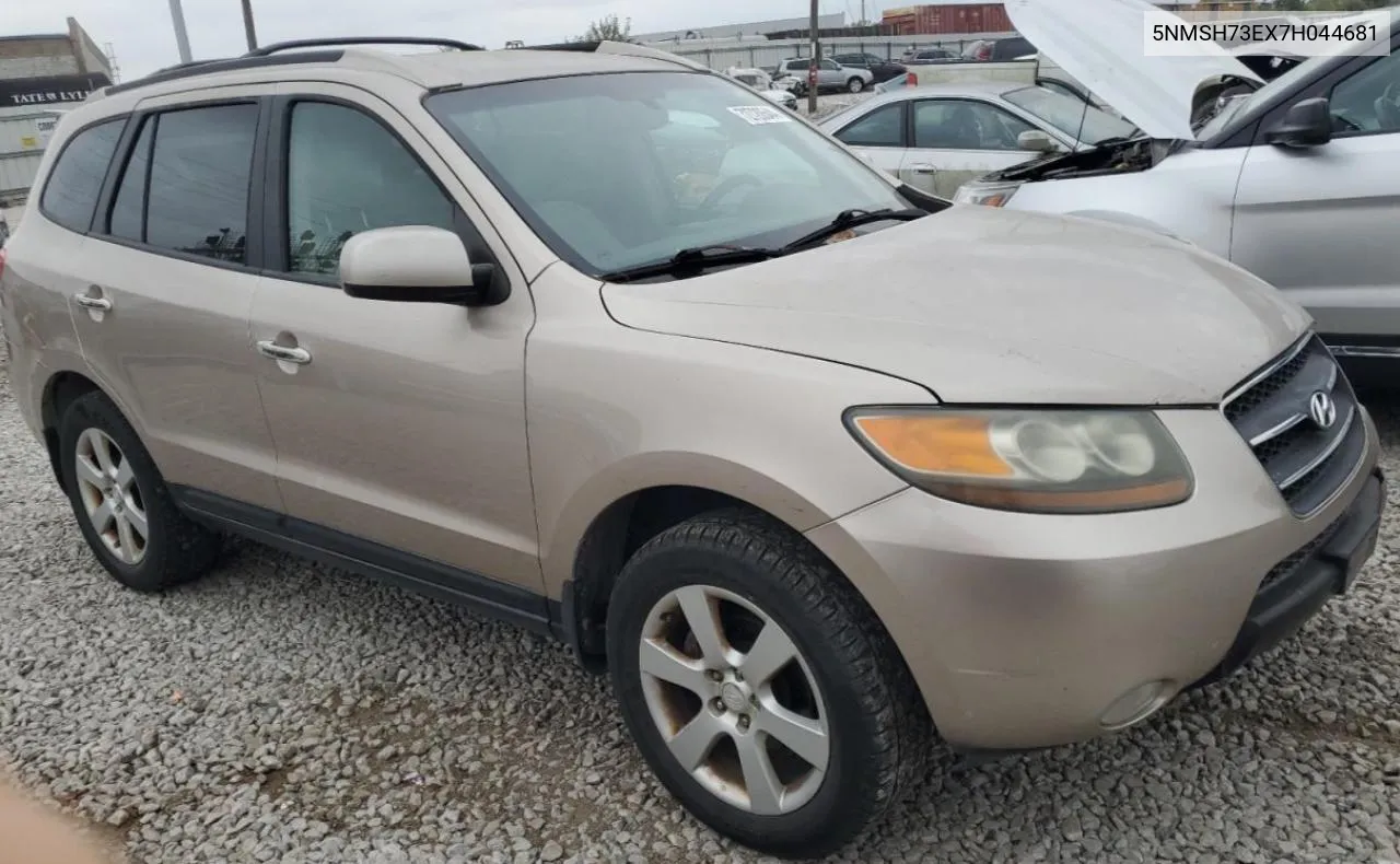 2007 Hyundai Santa Fe Se VIN: 5NMSH73EX7H044681 Lot: 72720544