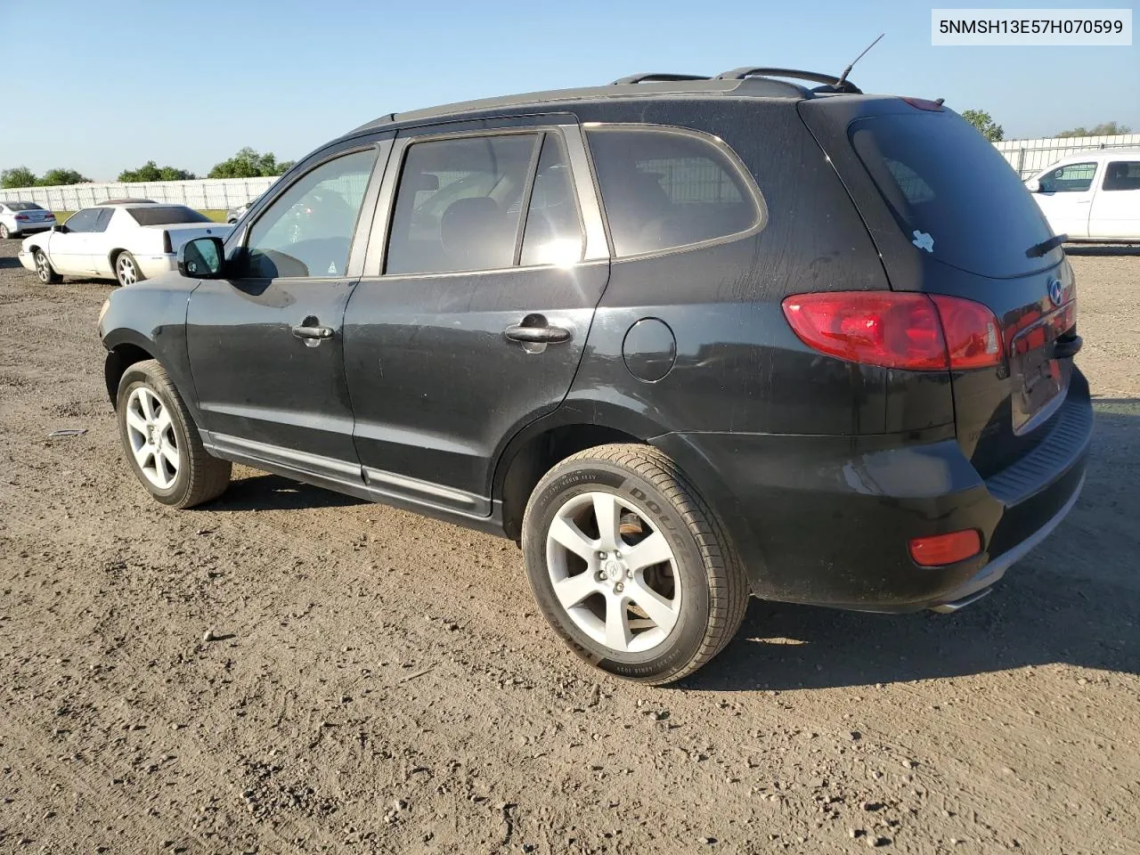 2007 Hyundai Santa Fe Se VIN: 5NMSH13E57H070599 Lot: 73046374