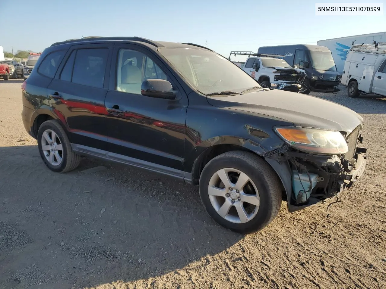 5NMSH13E57H070599 2007 Hyundai Santa Fe Se