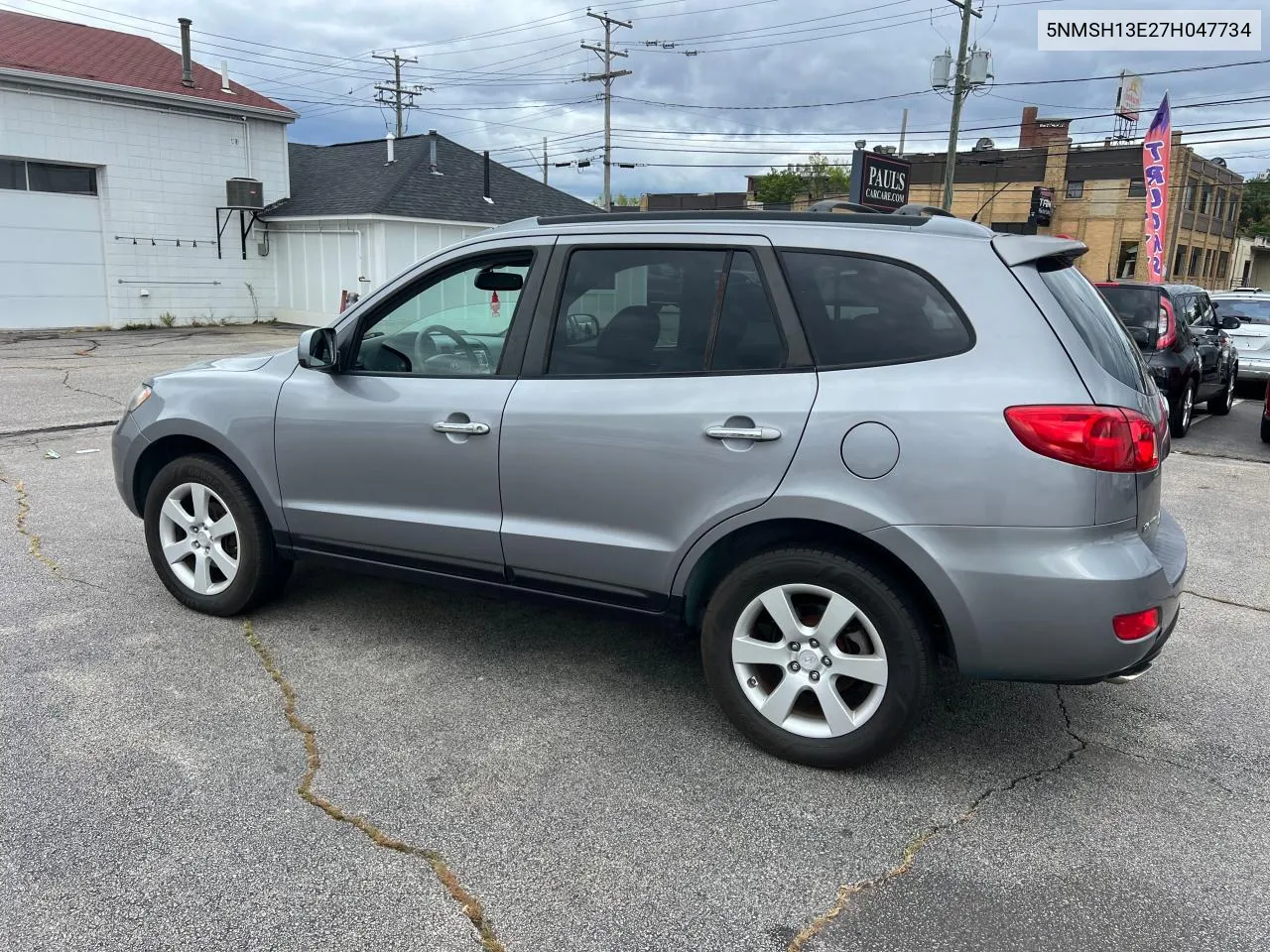 2007 Hyundai Santa Fe Se VIN: 5NMSH13E27H047734 Lot: 73059694