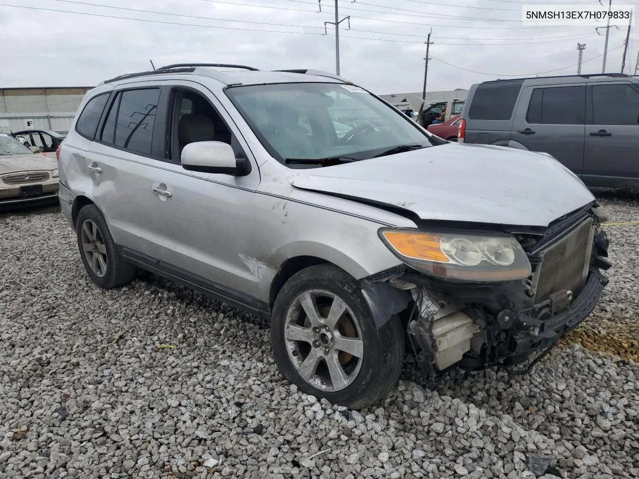 2007 Hyundai Santa Fe Se VIN: 5NMSH13EX7H079833 Lot: 73144754