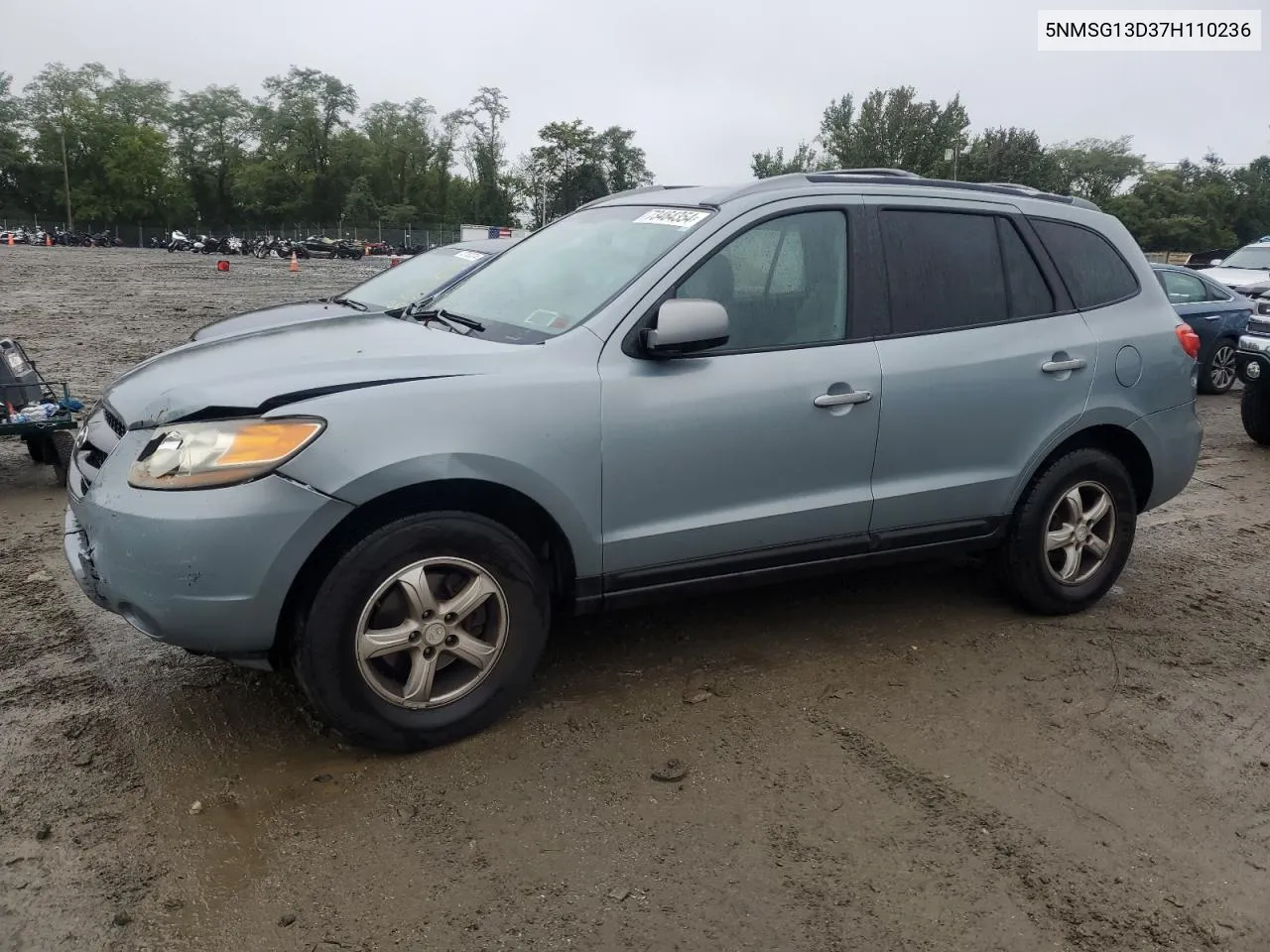 2007 Hyundai Santa Fe Gls VIN: 5NMSG13D37H110236 Lot: 73464354