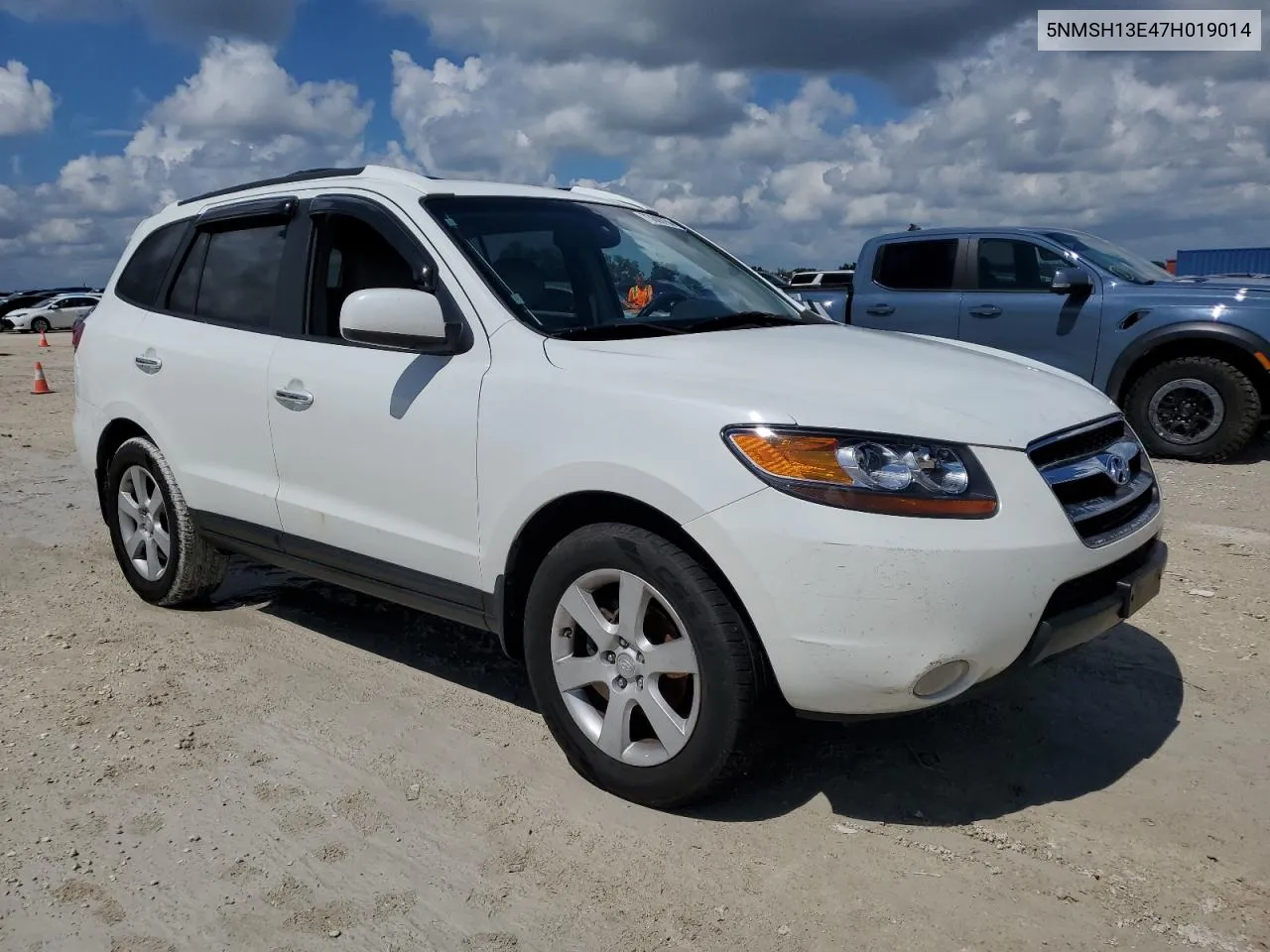 2007 Hyundai Santa Fe Se VIN: 5NMSH13E47H019014 Lot: 73686764