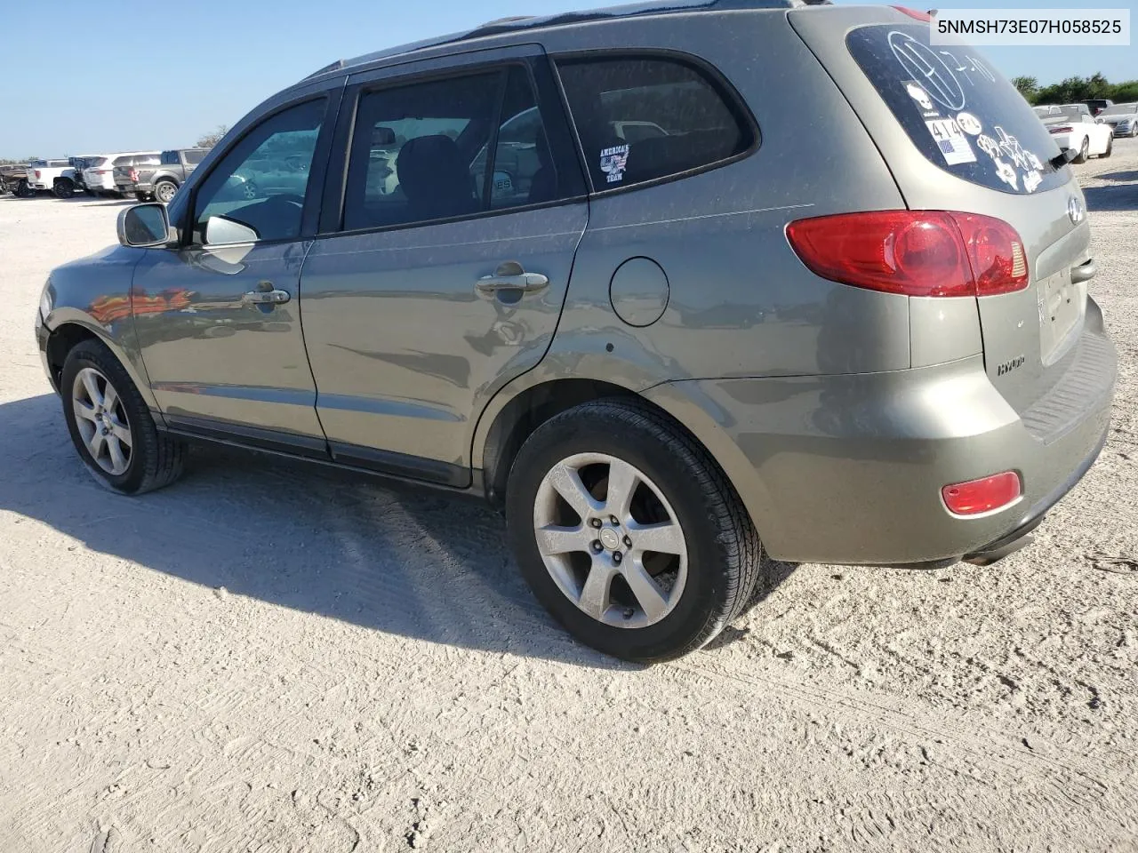 5NMSH73E07H058525 2007 Hyundai Santa Fe Se