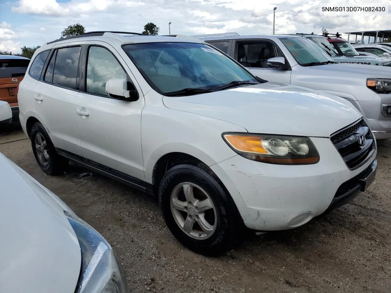 2007 Hyundai Santa Fe Gls VIN: 5NMSG13D07H082430 Lot: 73949014