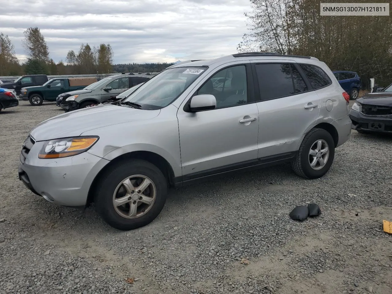 2007 Hyundai Santa Fe Gls VIN: 5NMSG13D07H121811 Lot: 73973384