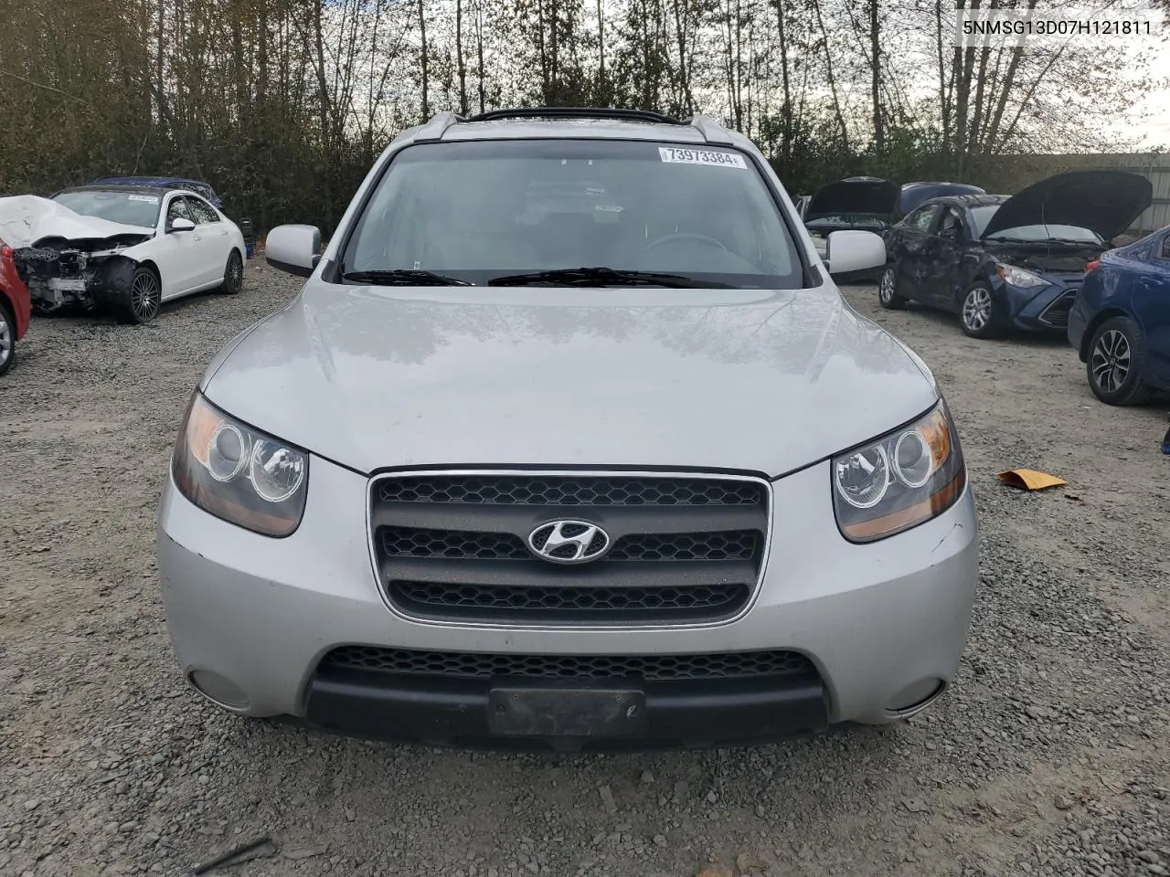 2007 Hyundai Santa Fe Gls VIN: 5NMSG13D07H121811 Lot: 73973384