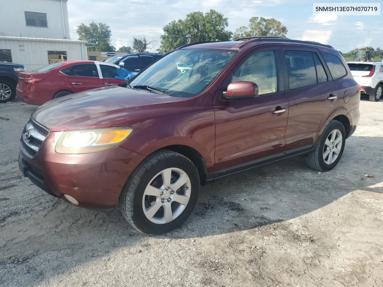 2007 Hyundai Santa Fe Se VIN: 5NMSH13E07H070719 Lot: 74070584