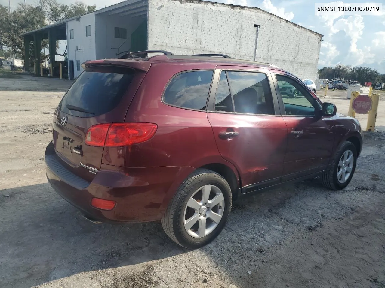 2007 Hyundai Santa Fe Se VIN: 5NMSH13E07H070719 Lot: 74070584