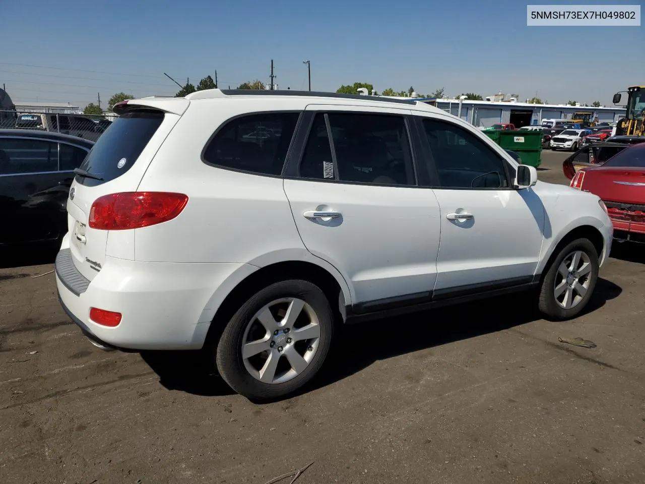 5NMSH73EX7H049802 2007 Hyundai Santa Fe Se