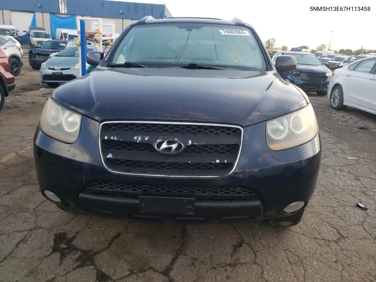 2007 Hyundai Santa Fe Se VIN: 5NMSH13E67H113458 Lot: 74083964