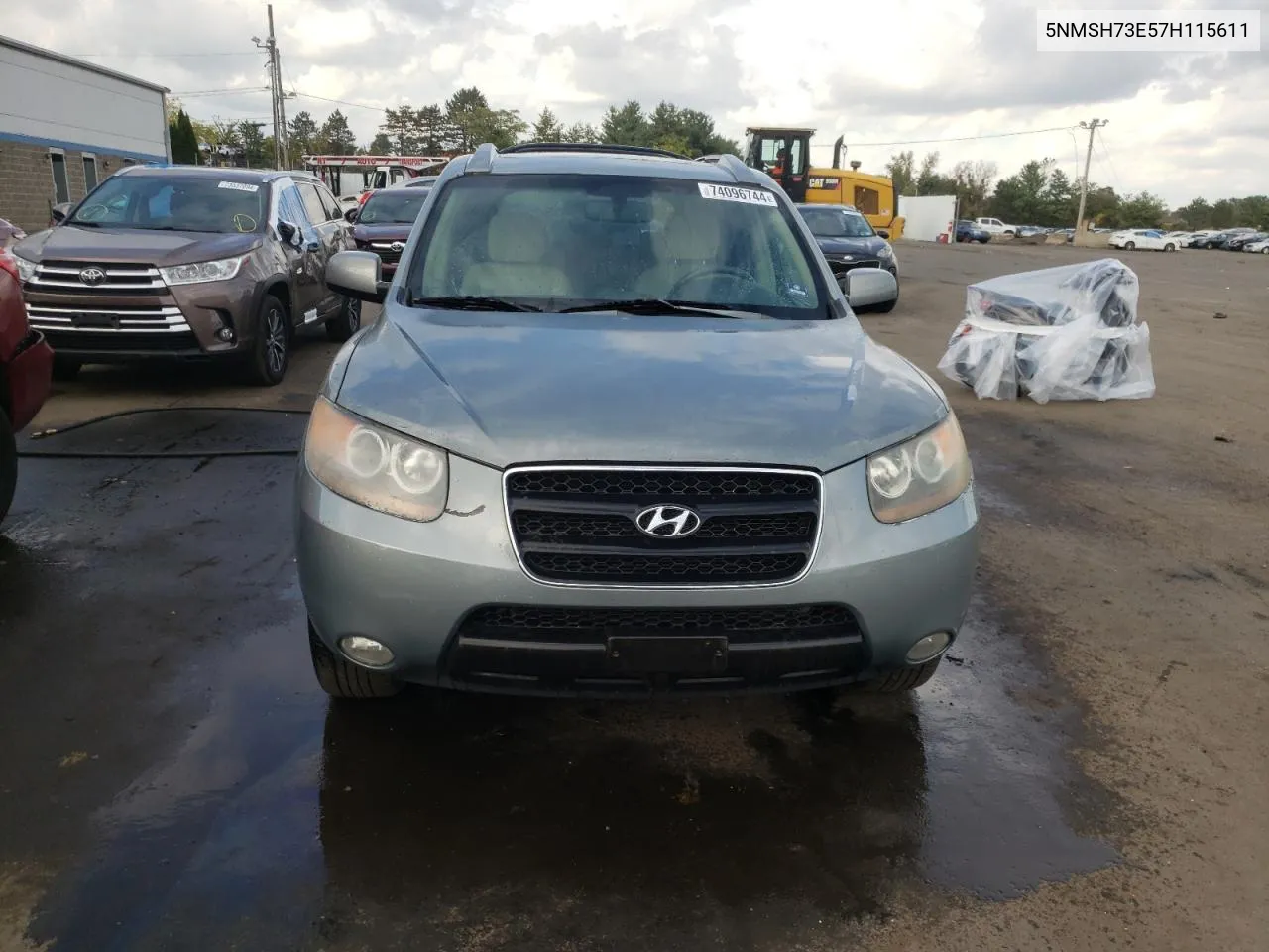 2007 Hyundai Santa Fe Se VIN: 5NMSH73E57H115611 Lot: 74096744