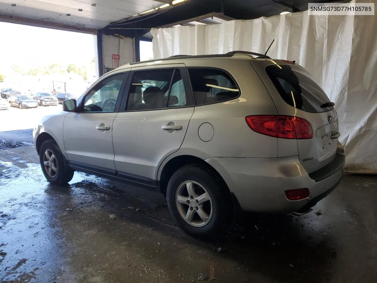 2007 Hyundai Santa Fe Gls VIN: 5NMSG73D77H105785 Lot: 74605774