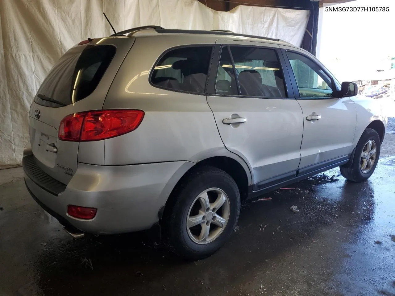 2007 Hyundai Santa Fe Gls VIN: 5NMSG73D77H105785 Lot: 74605774