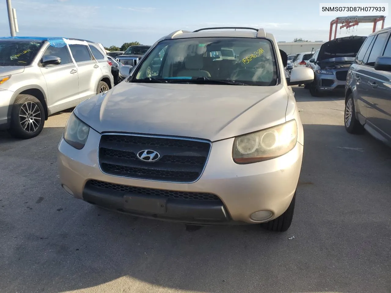 2007 Hyundai Santa Fe Gls VIN: 5NMSG73D87H077933 Lot: 75046384