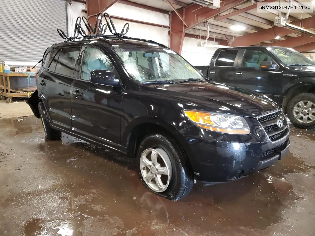 2007 Hyundai Santa Fe Gls VIN: 5NMSG13D47H112030 Lot: 75103834