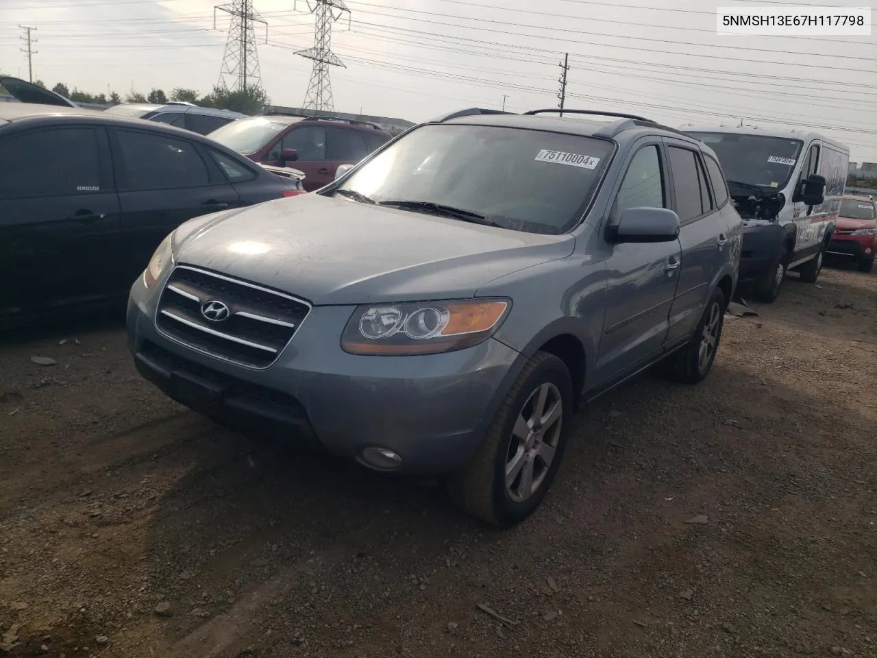 5NMSH13E67H117798 2007 Hyundai Santa Fe Se