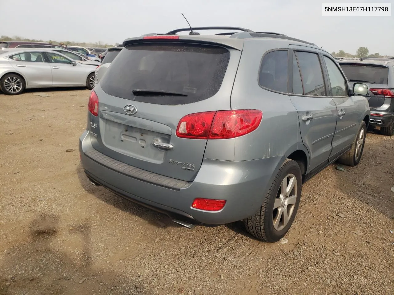 5NMSH13E67H117798 2007 Hyundai Santa Fe Se