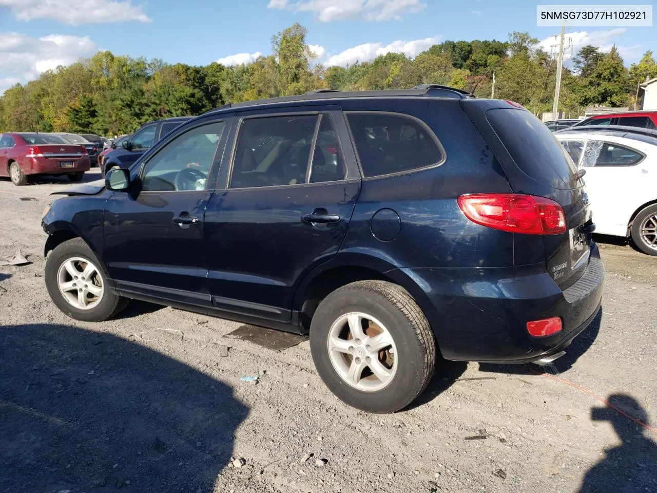 2007 Hyundai Santa Fe Gls VIN: 5NMSG73D77H102921 Lot: 75212064