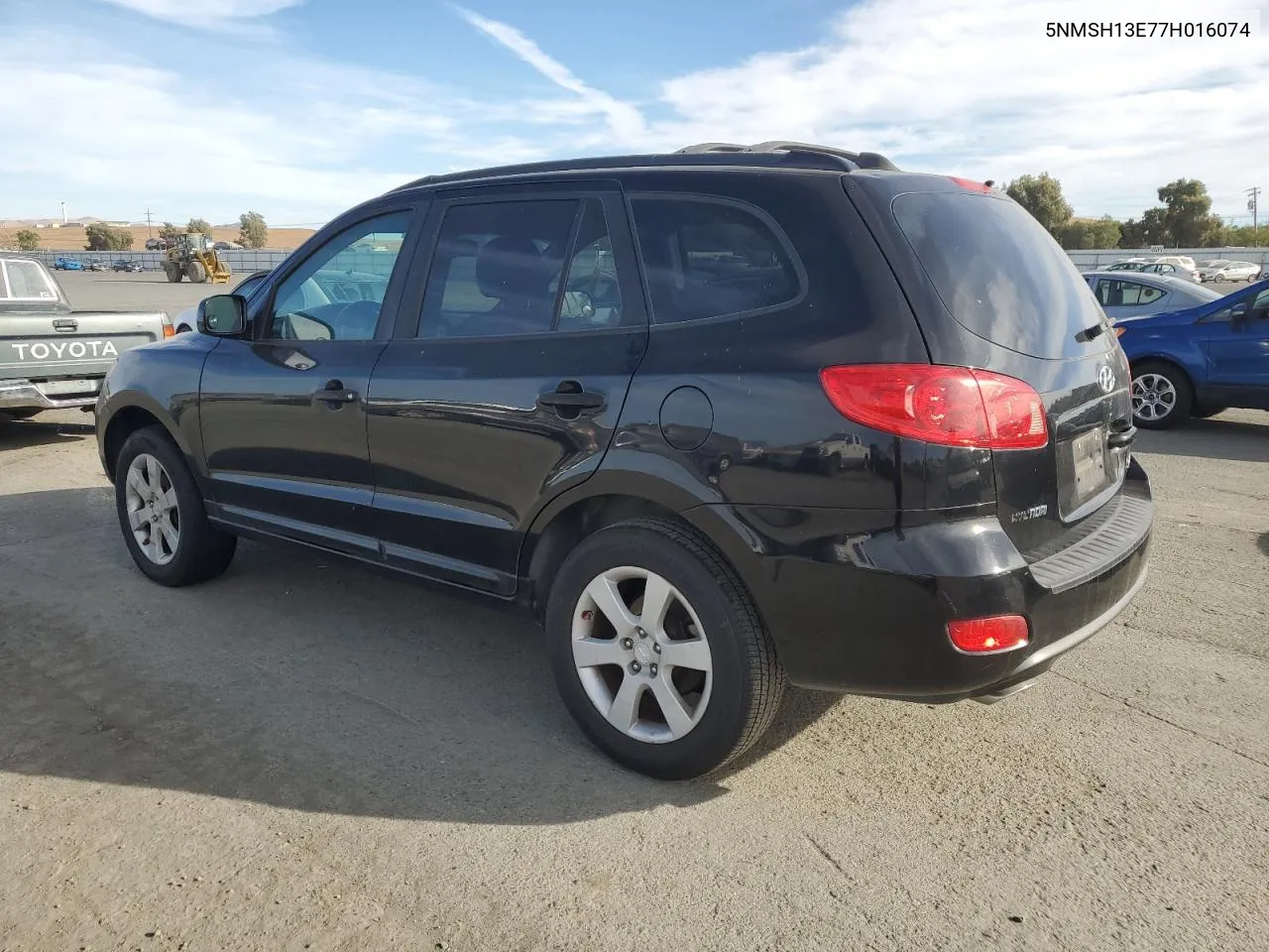 2007 Hyundai Santa Fe Se VIN: 5NMSH13E77H016074 Lot: 75570704