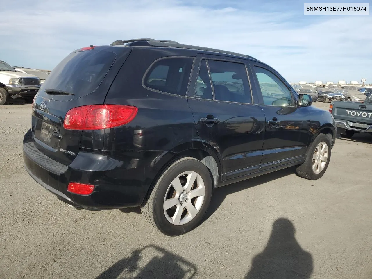 2007 Hyundai Santa Fe Se VIN: 5NMSH13E77H016074 Lot: 75570704