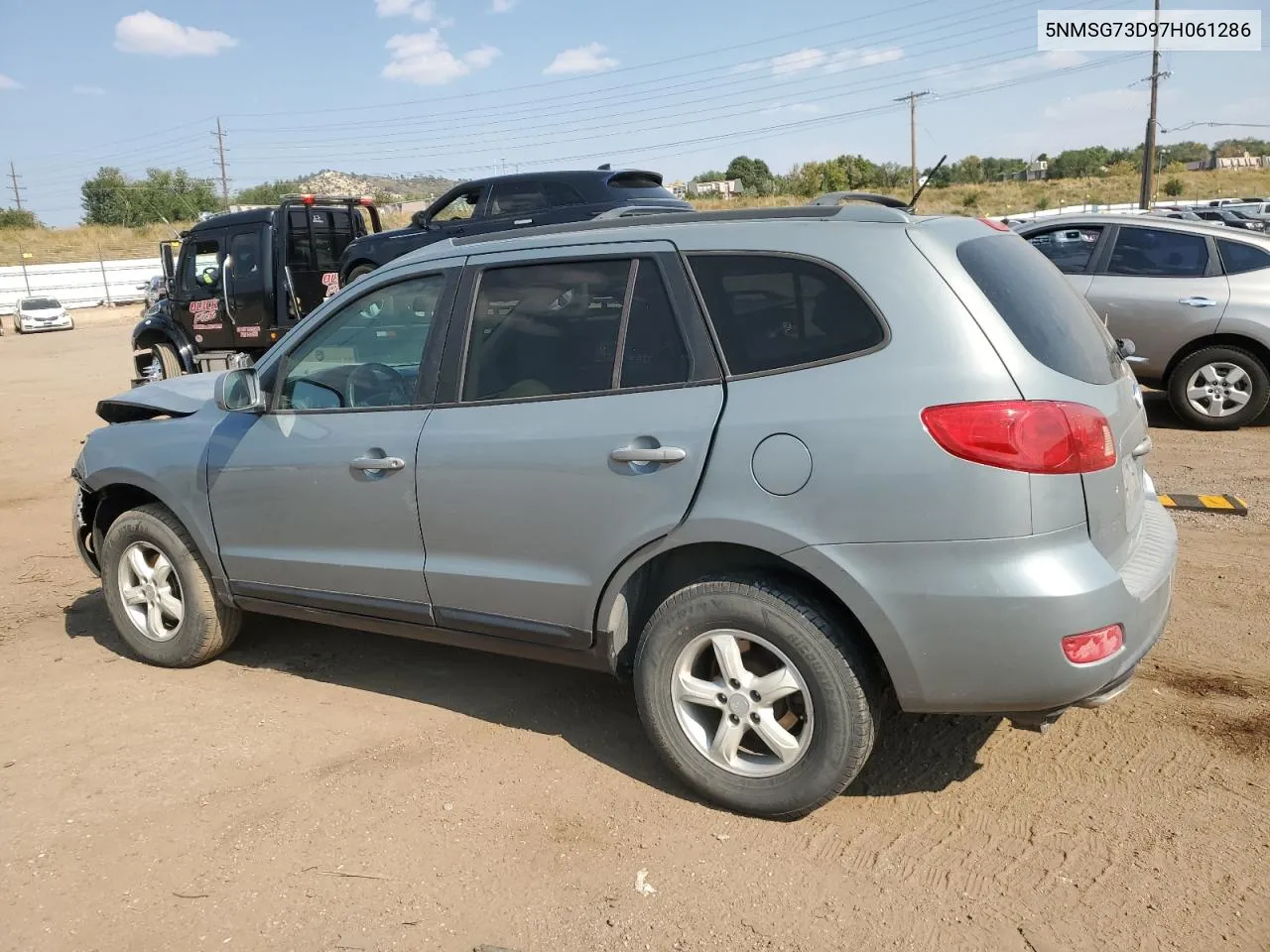 2007 Hyundai Santa Fe Gls VIN: 5NMSG73D97H061286 Lot: 75621384