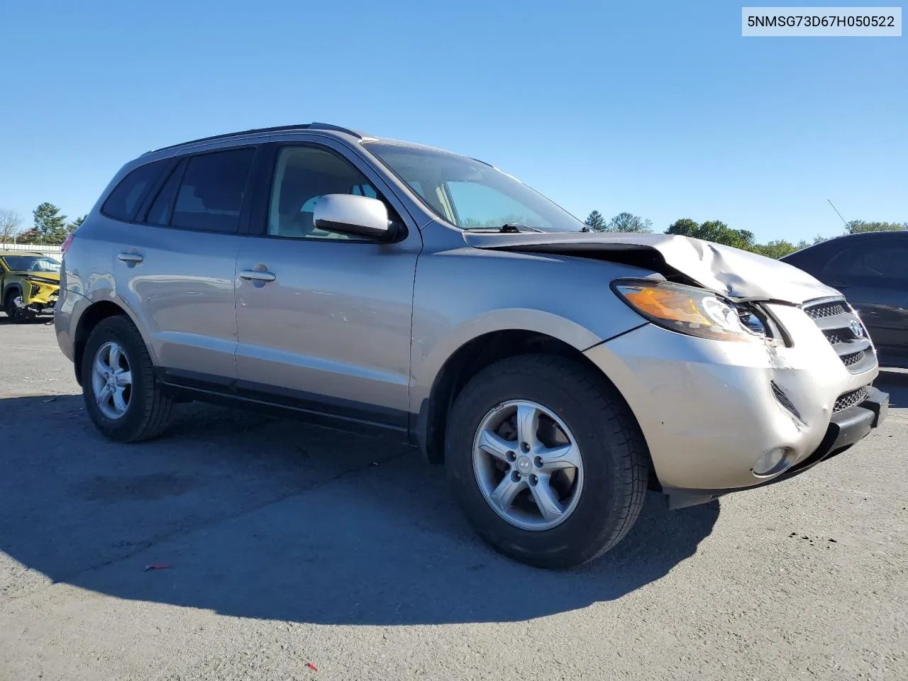 2007 Hyundai Santa Fe Gls VIN: 5NMSG73D67H050522 Lot: 75650404