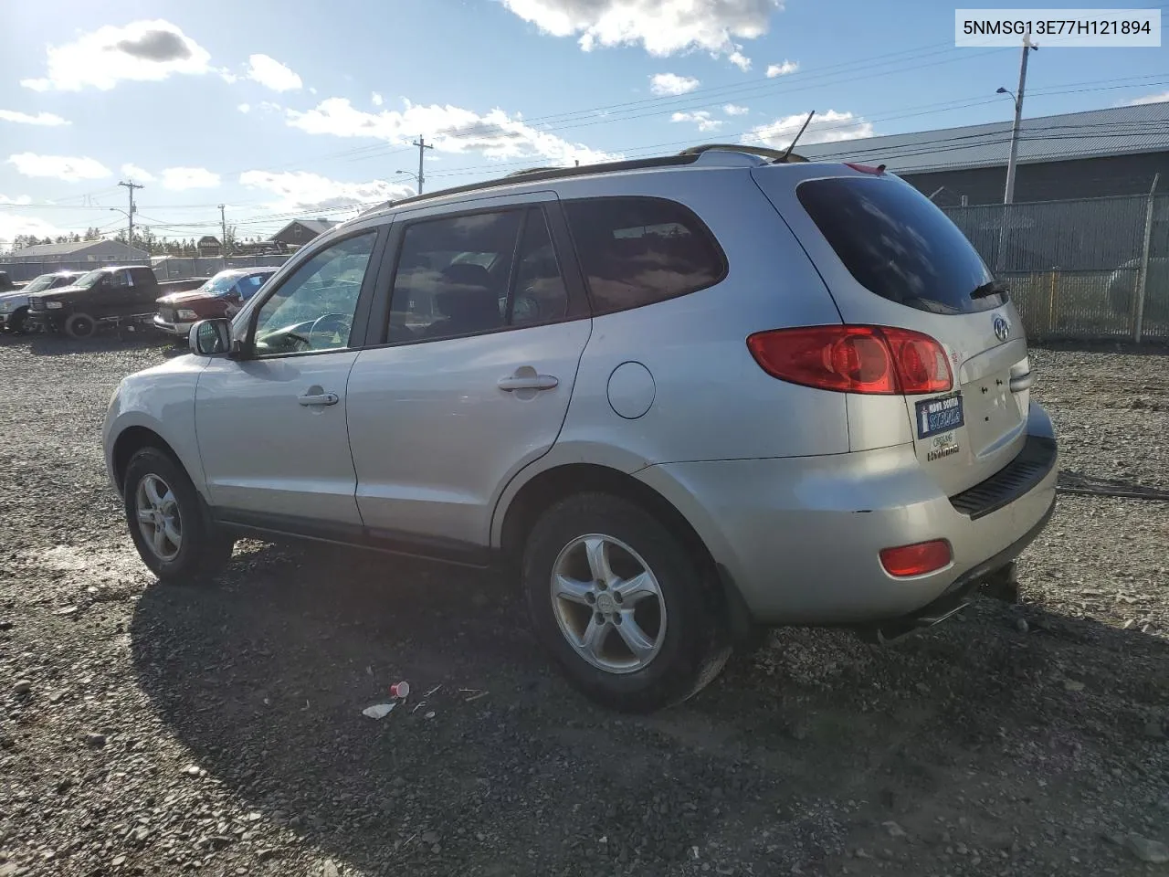 2007 Hyundai Santa Fe Gl VIN: 5NMSG13E77H121894 Lot: 75708434