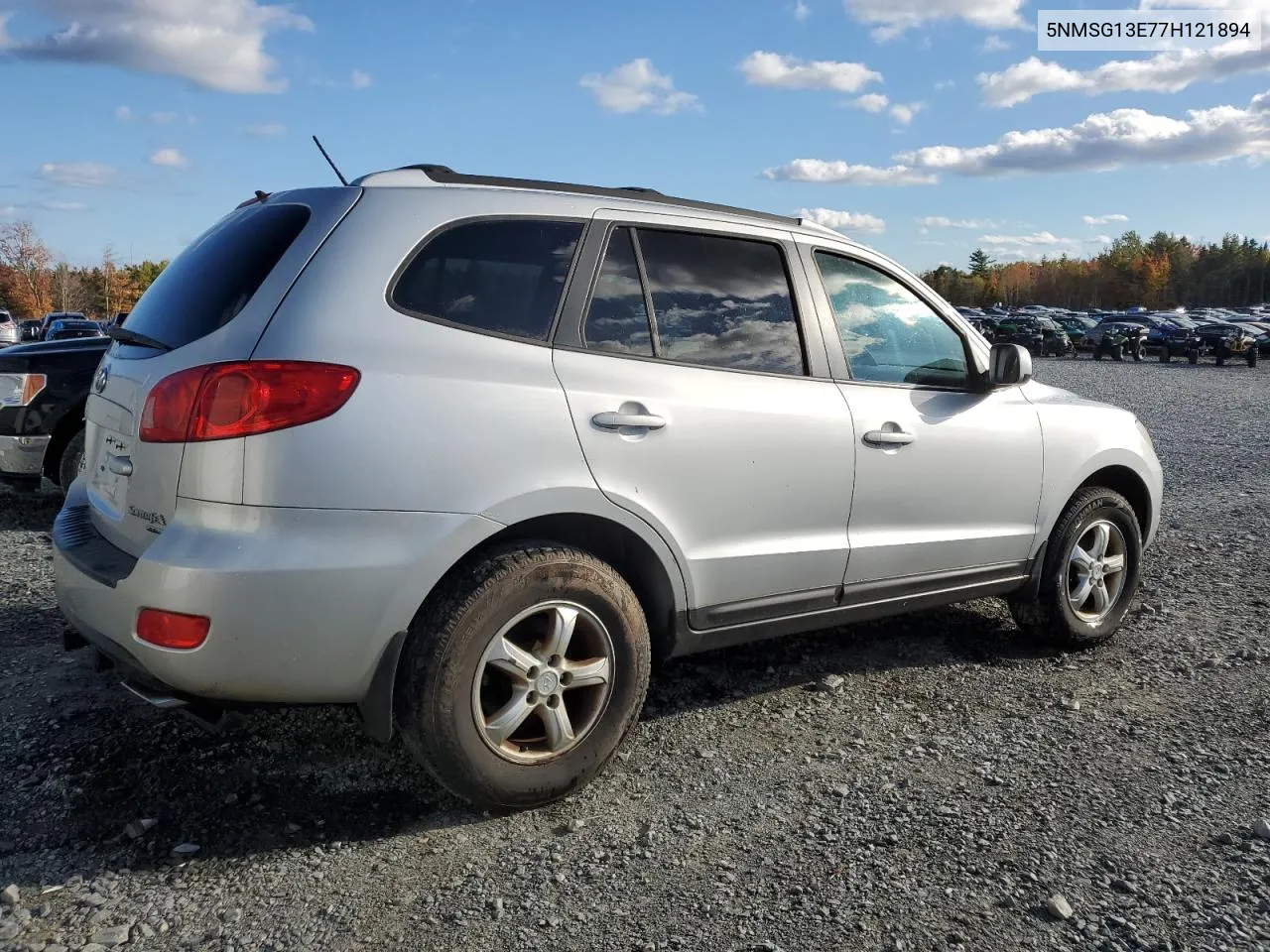 2007 Hyundai Santa Fe Gl VIN: 5NMSG13E77H121894 Lot: 75708434