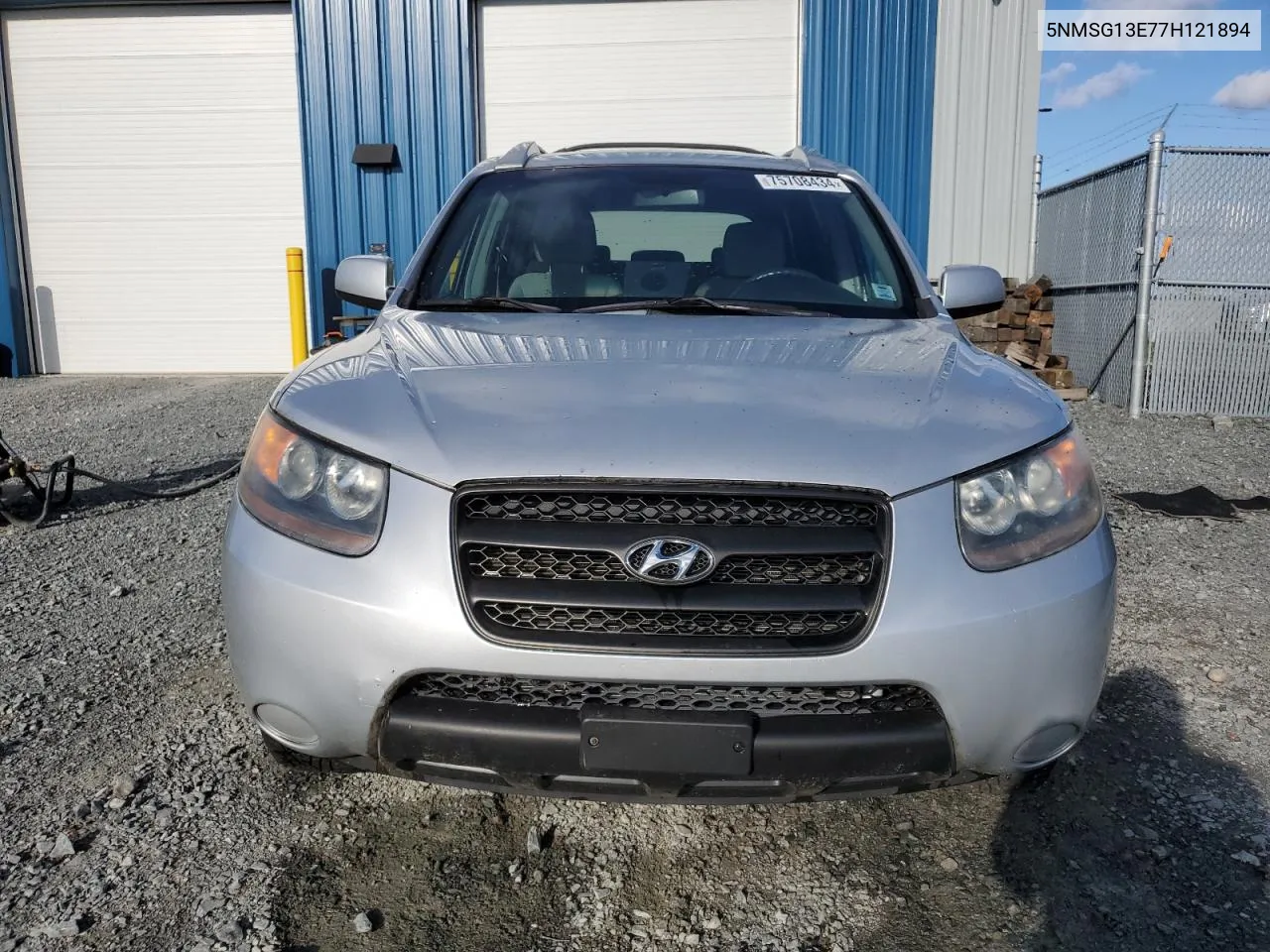 2007 Hyundai Santa Fe Gl VIN: 5NMSG13E77H121894 Lot: 75708434