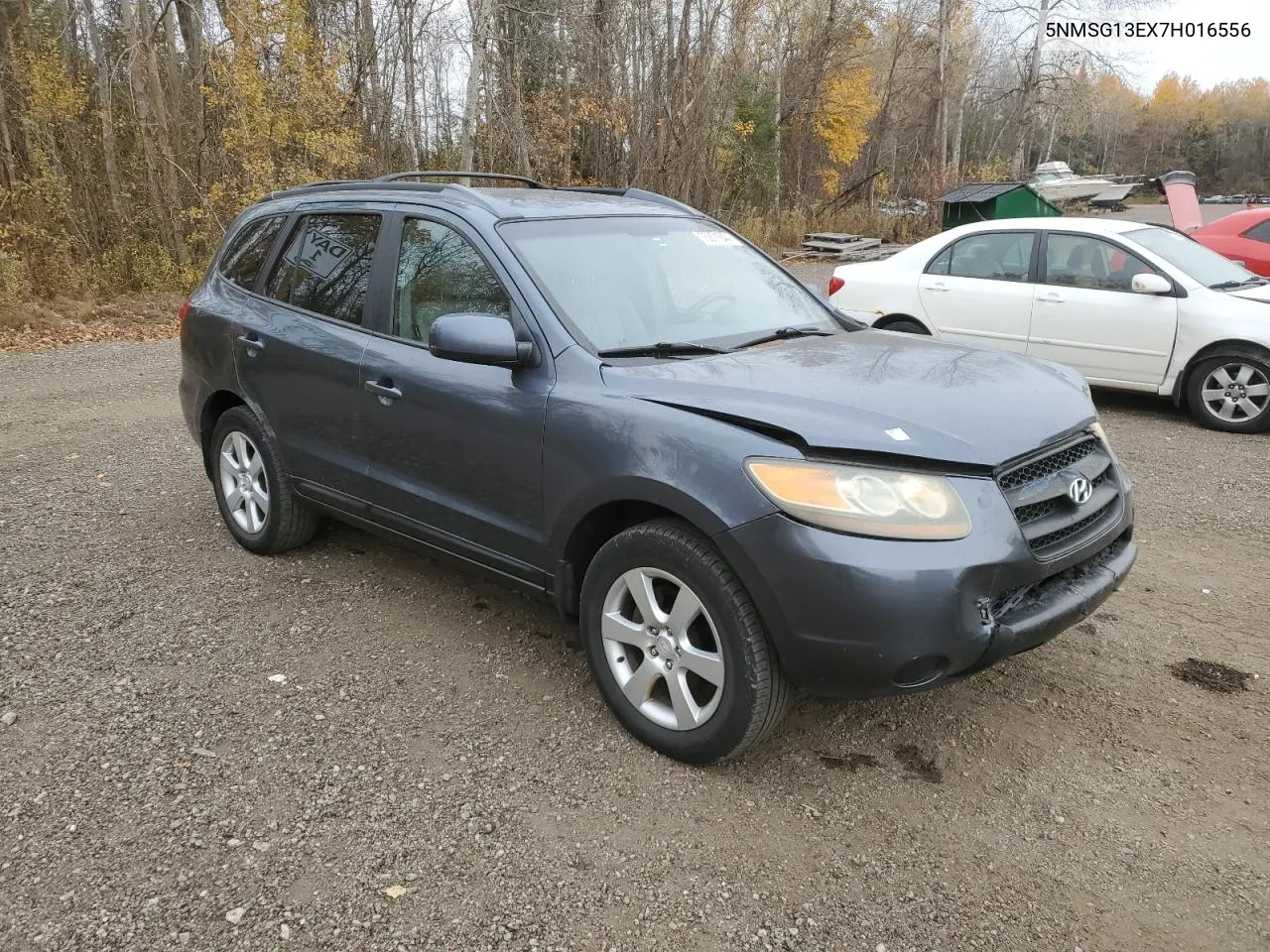 2007 Hyundai Santa Fe Gl VIN: 5NMSG13EX7H016556 Lot: 75871644