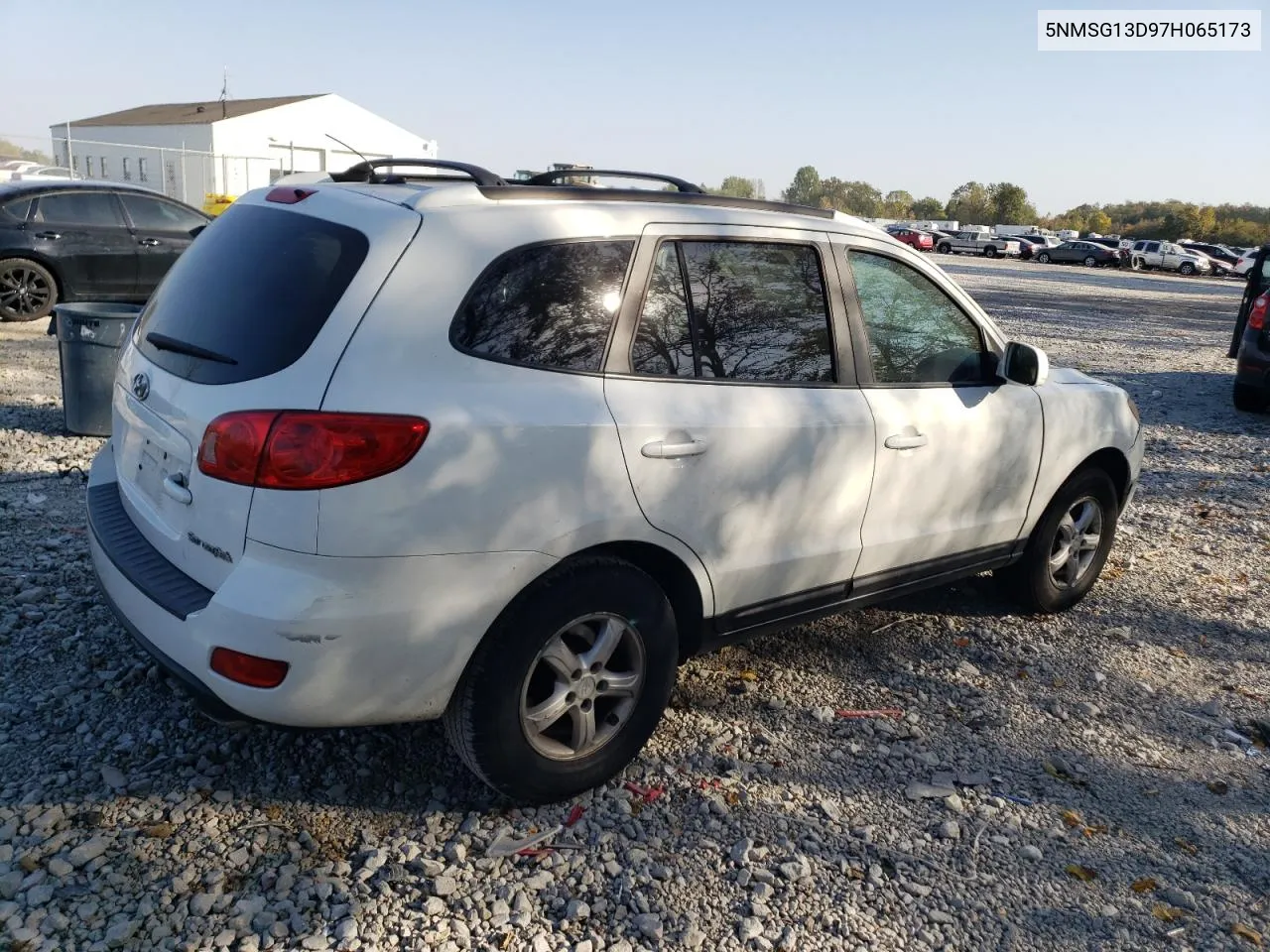 2007 Hyundai Santa Fe Gls VIN: 5NMSG13D97H065173 Lot: 75957864