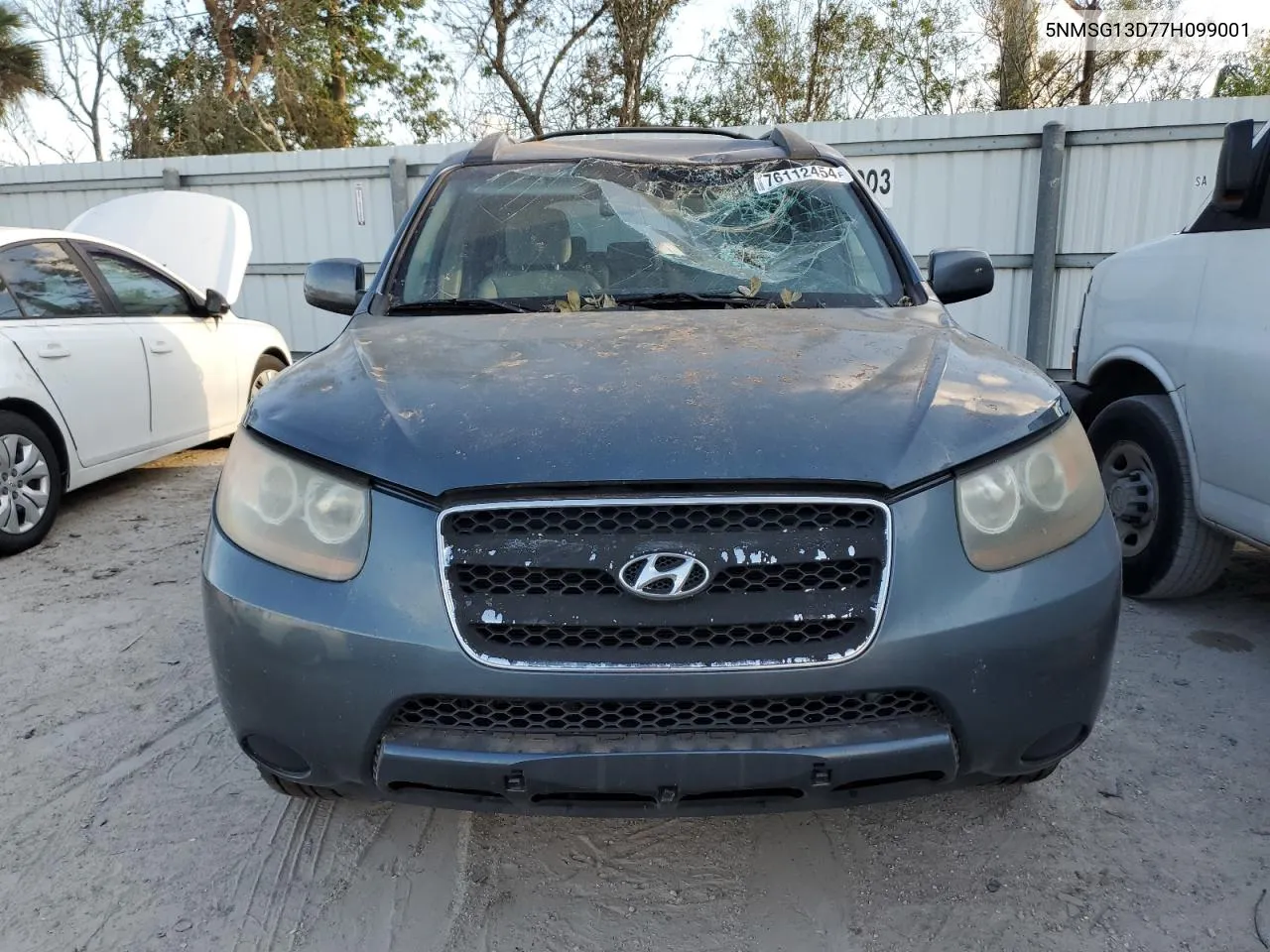 2007 Hyundai Santa Fe Gls VIN: 5NMSG13D77H099001 Lot: 76112454