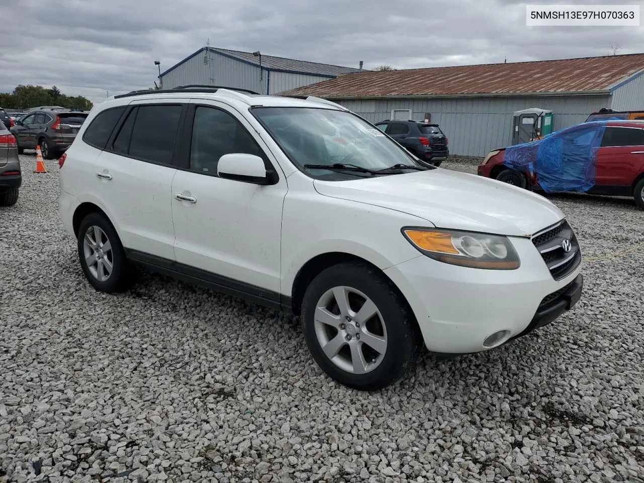 2007 Hyundai Santa Fe Se VIN: 5NMSH13E97H070363 Lot: 76547814