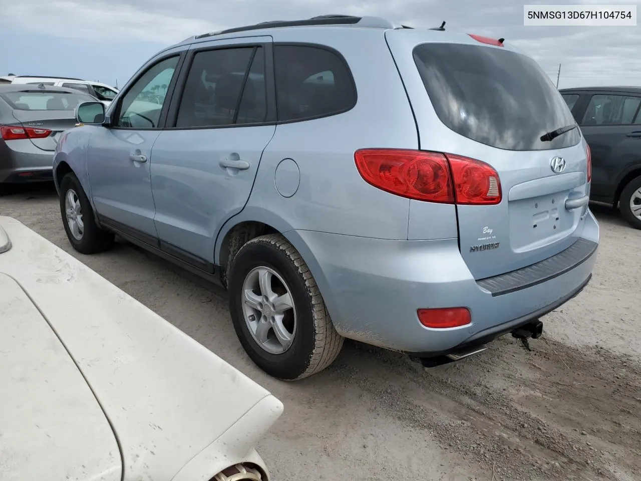 5NMSG13D67H104754 2007 Hyundai Santa Fe Gls