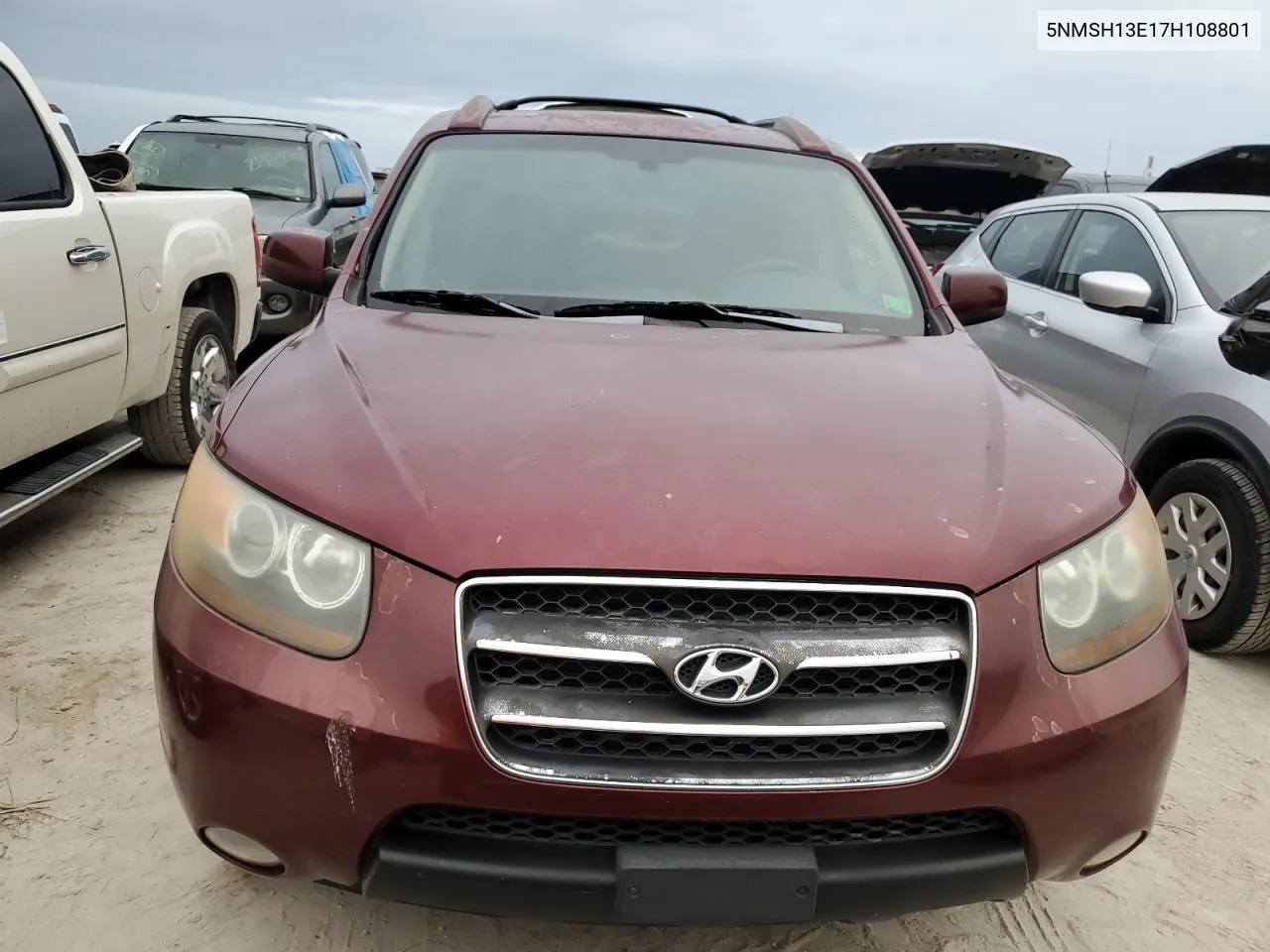 2007 Hyundai Santa Fe Se VIN: 5NMSH13E17H108801 Lot: 76824564