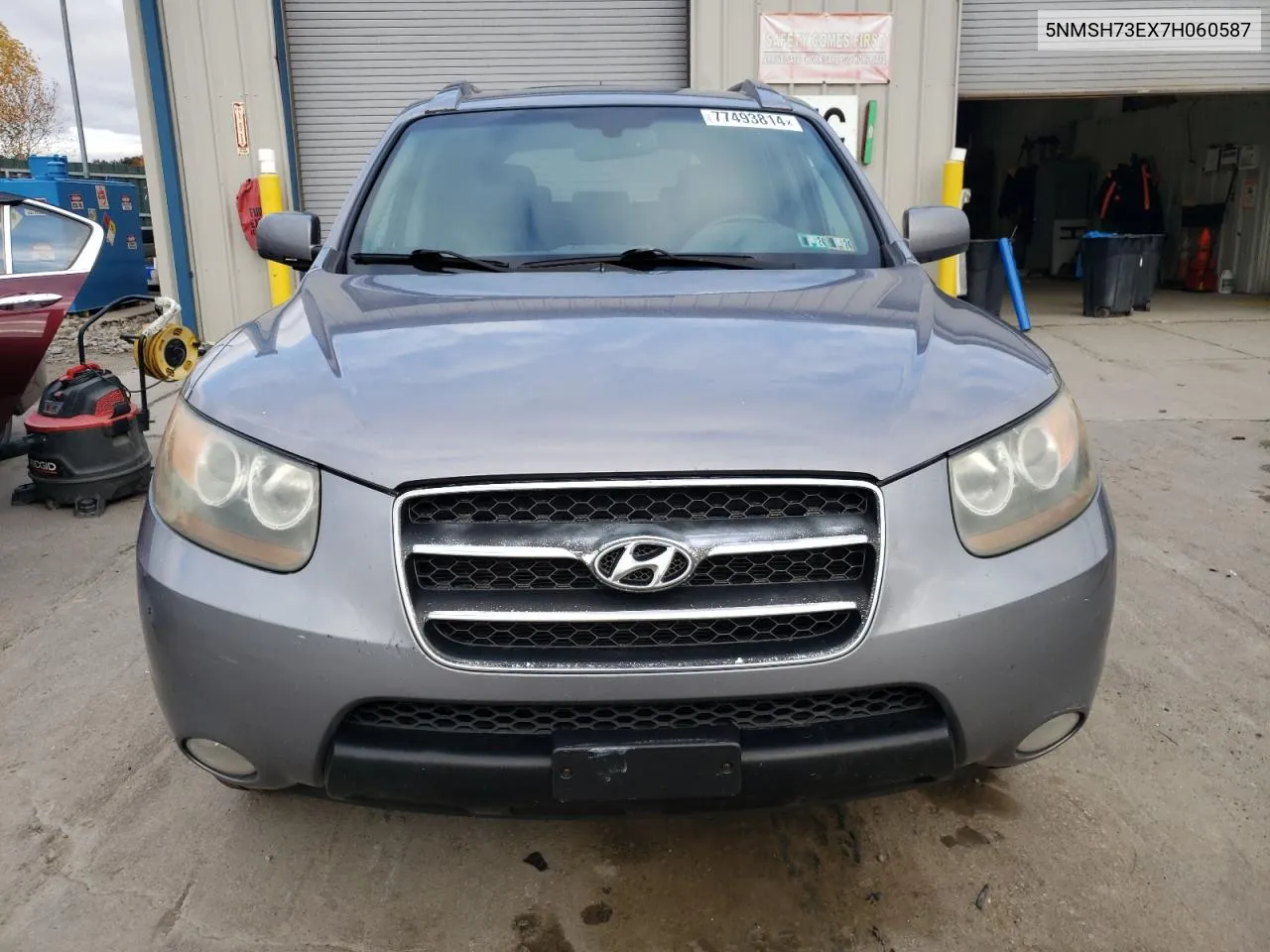 2007 Hyundai Santa Fe Se VIN: 5NMSH73EX7H060587 Lot: 77493814