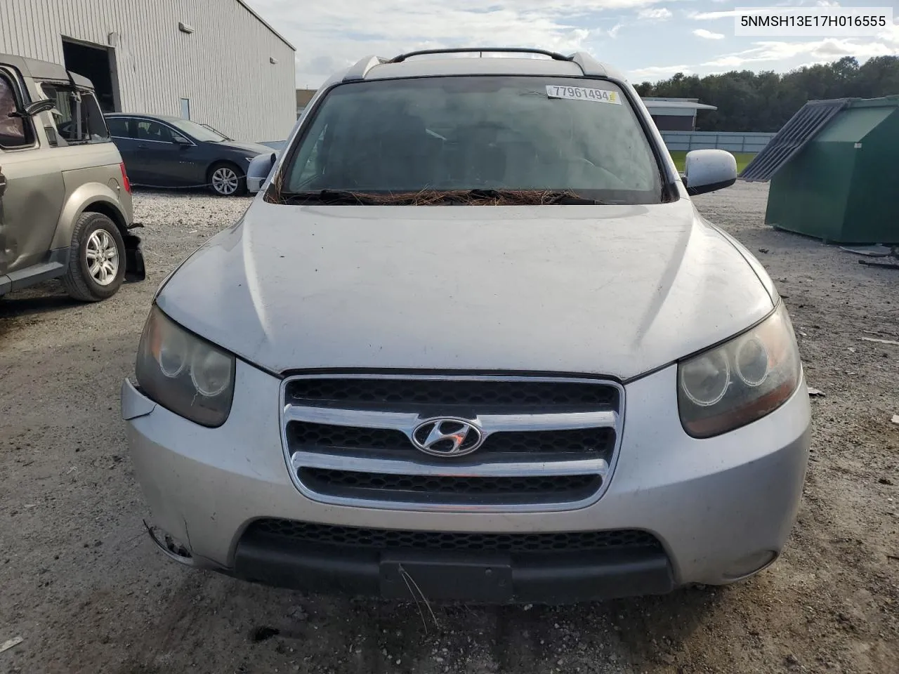 2007 Hyundai Santa Fe Se VIN: 5NMSH13E17H016555 Lot: 77961494