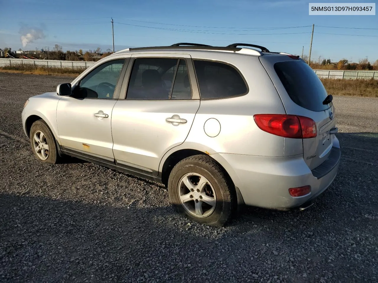 2007 Hyundai Santa Fe Gls VIN: 5NMSG13D97H093457 Lot: 77963544