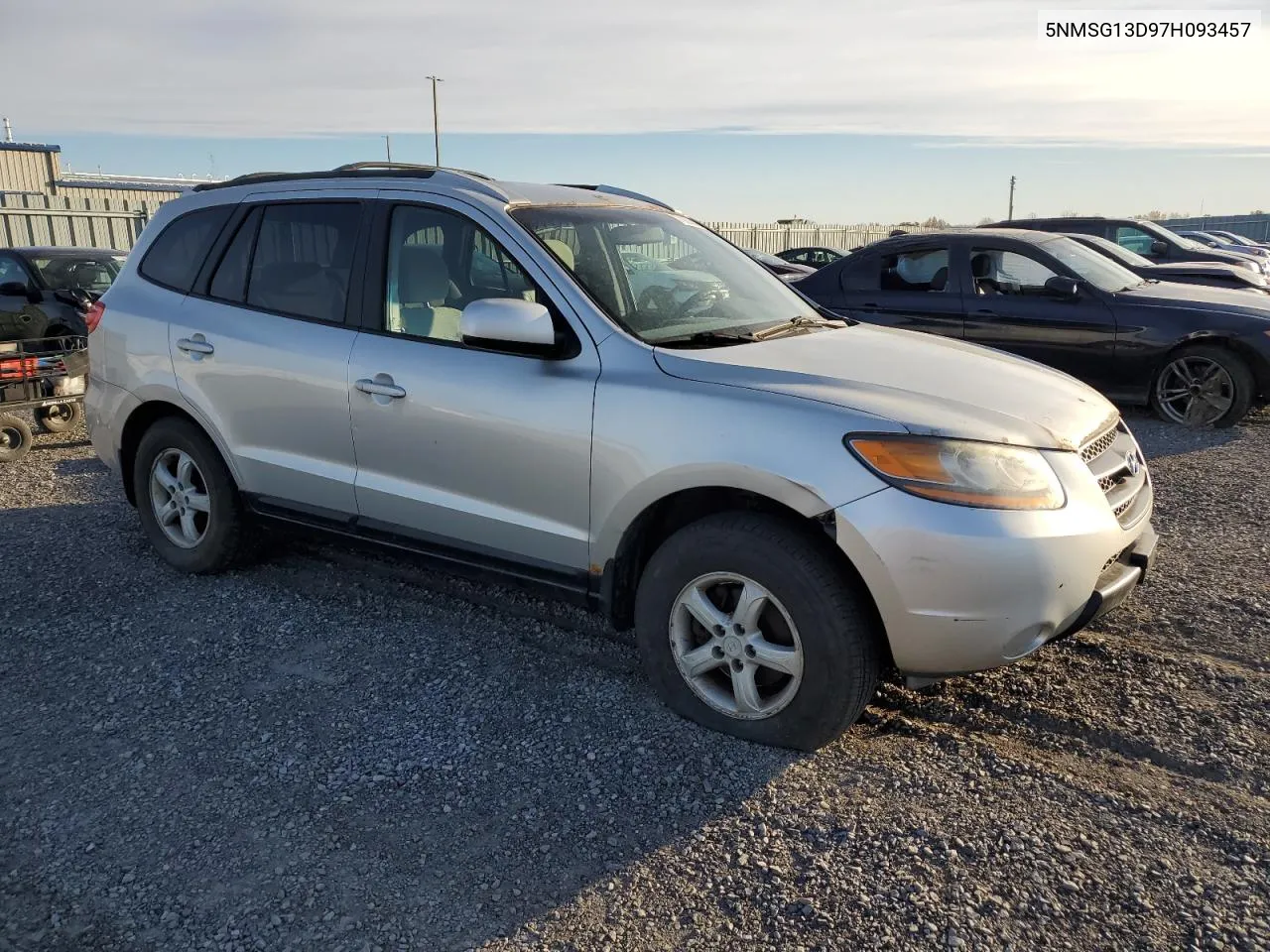 2007 Hyundai Santa Fe Gls VIN: 5NMSG13D97H093457 Lot: 77963544