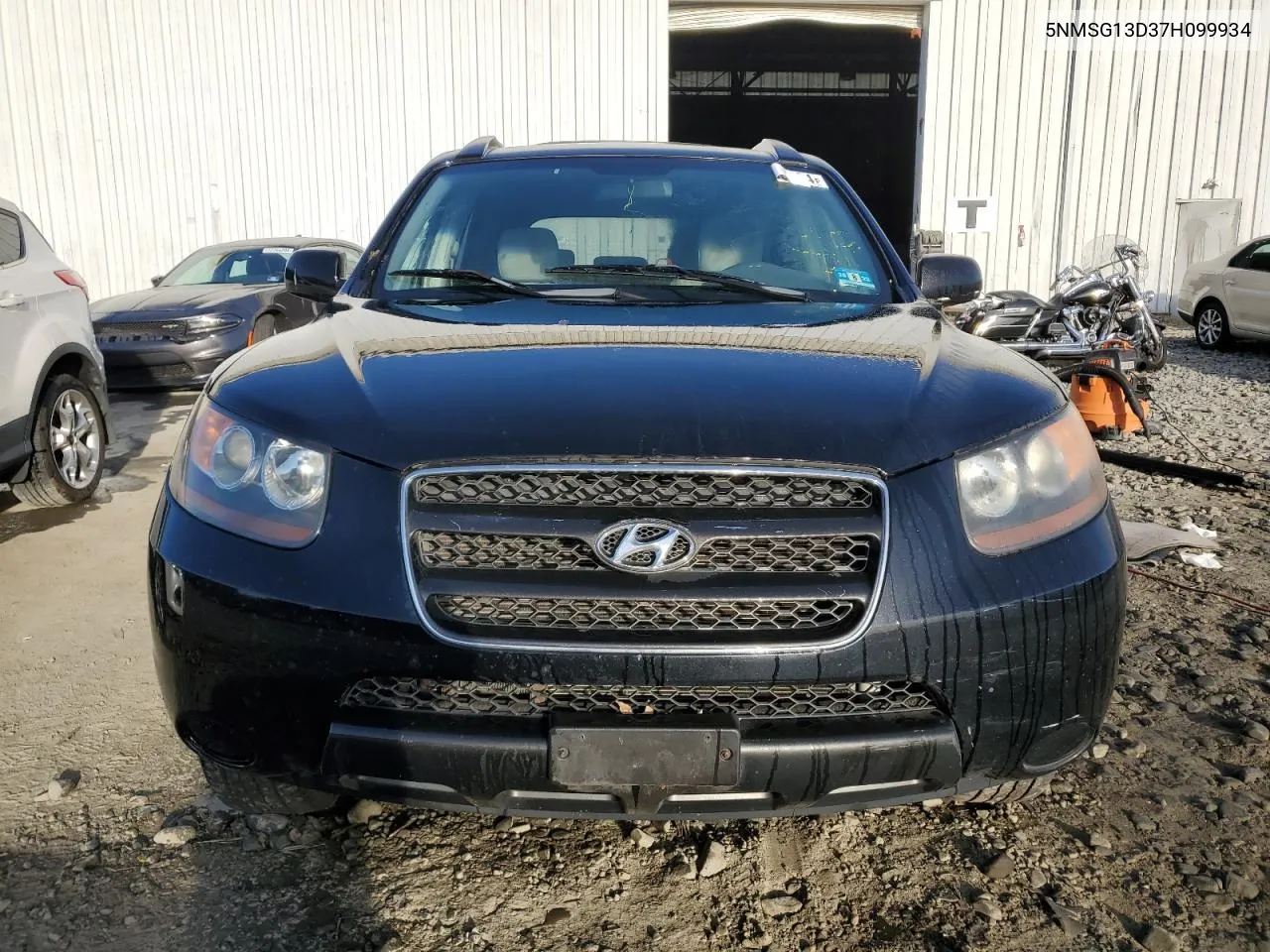 2007 Hyundai Santa Fe Gls VIN: 5NMSG13D37H099934 Lot: 78038334