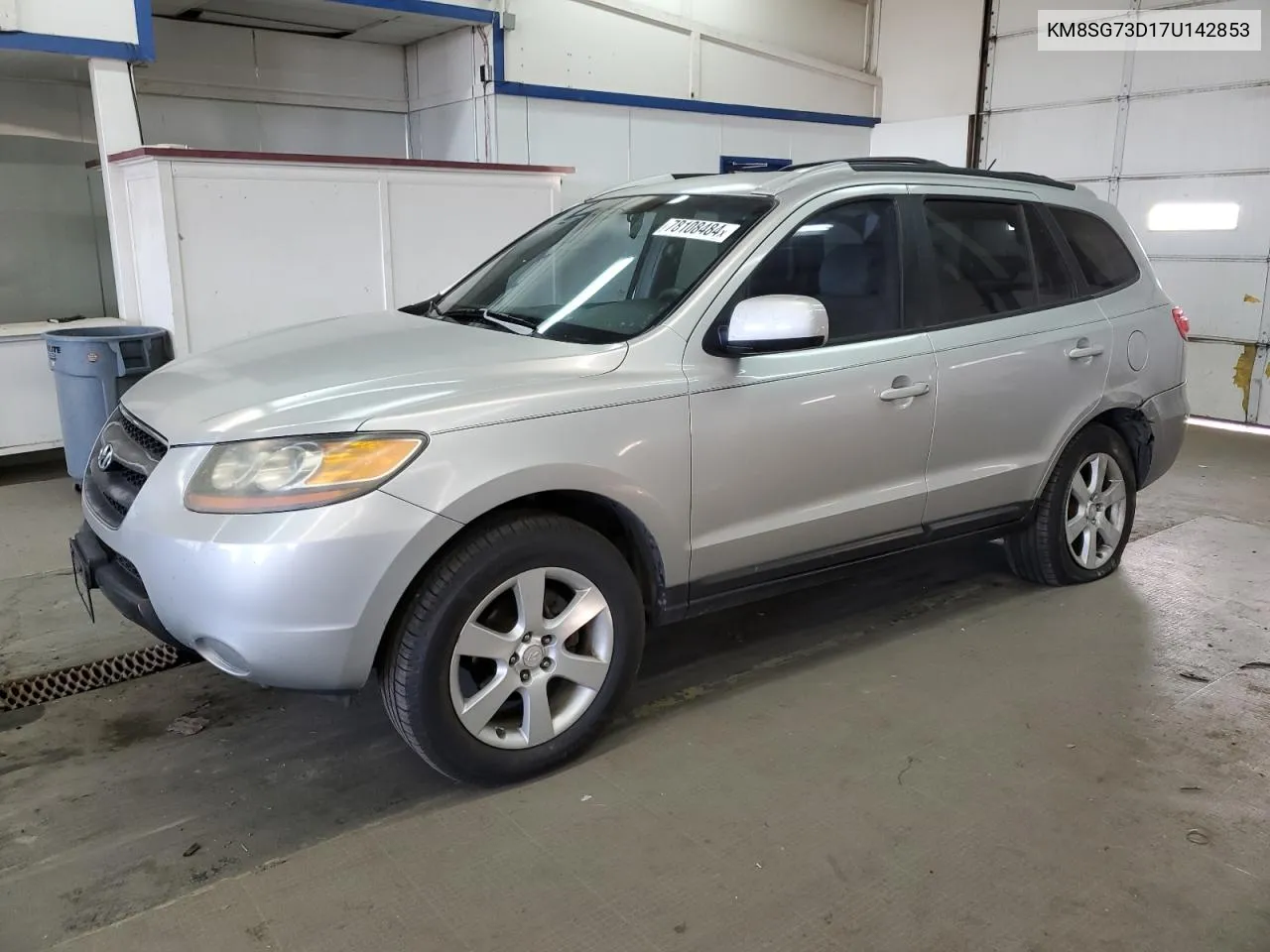 2007 Hyundai Santa Fe Gls VIN: KM8SG73D17U142853 Lot: 78108484