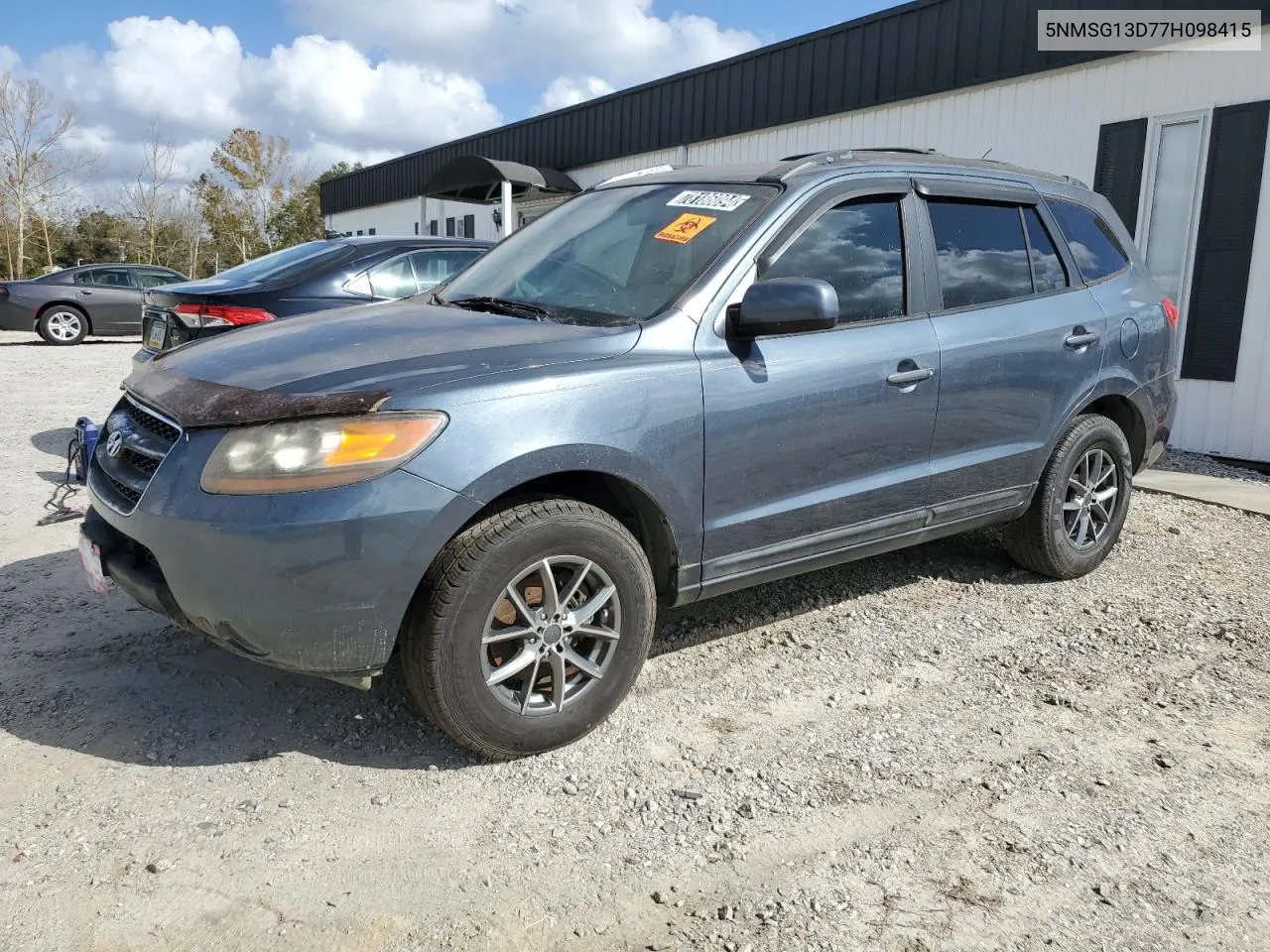 2007 Hyundai Santa Fe Gls VIN: 5NMSG13D77H098415 Lot: 78186094