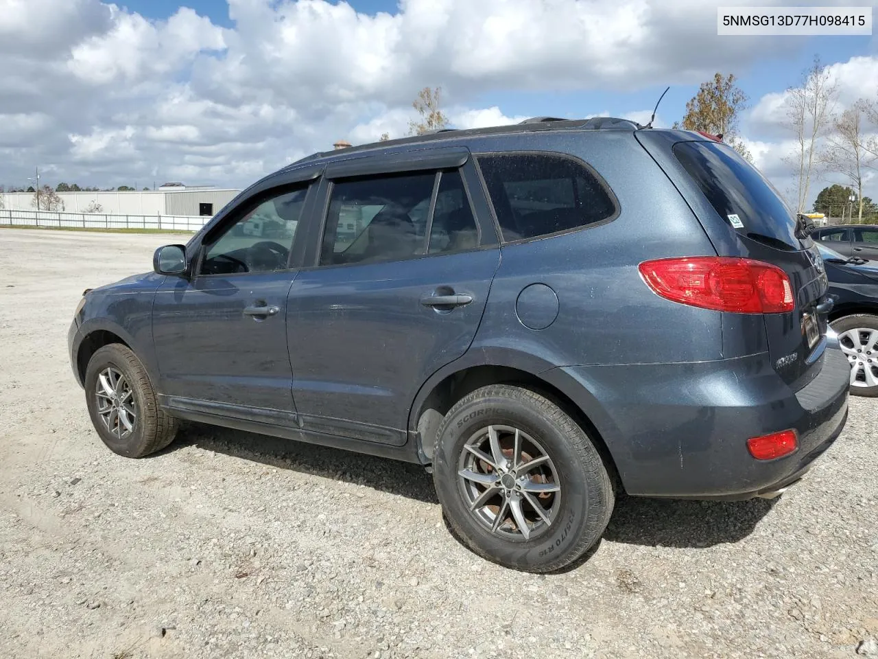 2007 Hyundai Santa Fe Gls VIN: 5NMSG13D77H098415 Lot: 78186094