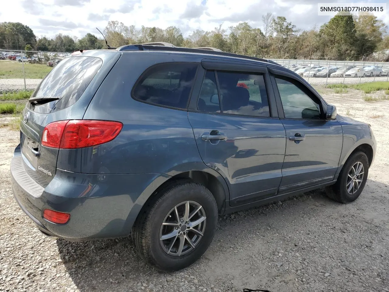 2007 Hyundai Santa Fe Gls VIN: 5NMSG13D77H098415 Lot: 78186094