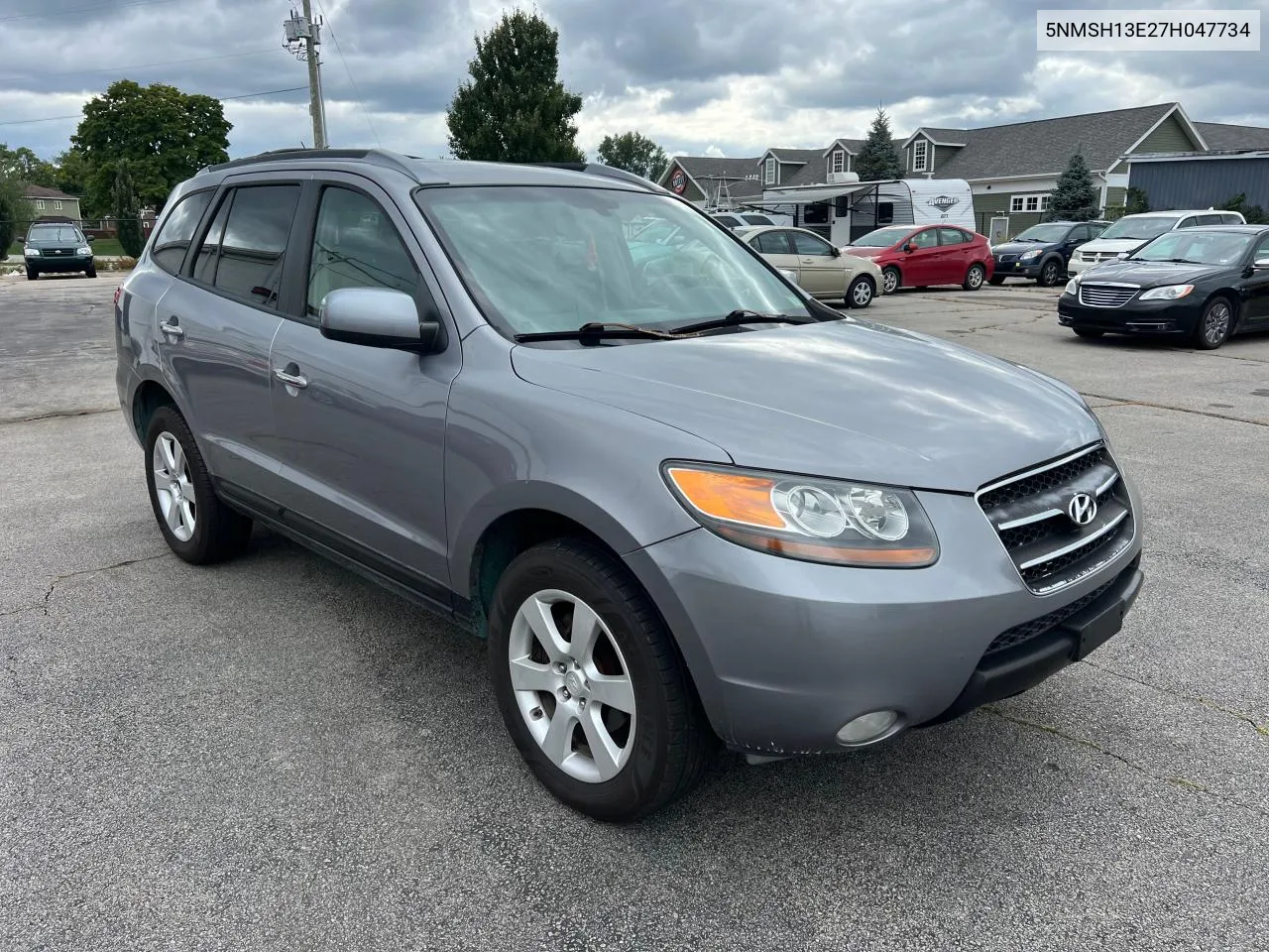 2007 Hyundai Santa Fe Se VIN: 5NMSH13E27H047734 Lot: 78454554